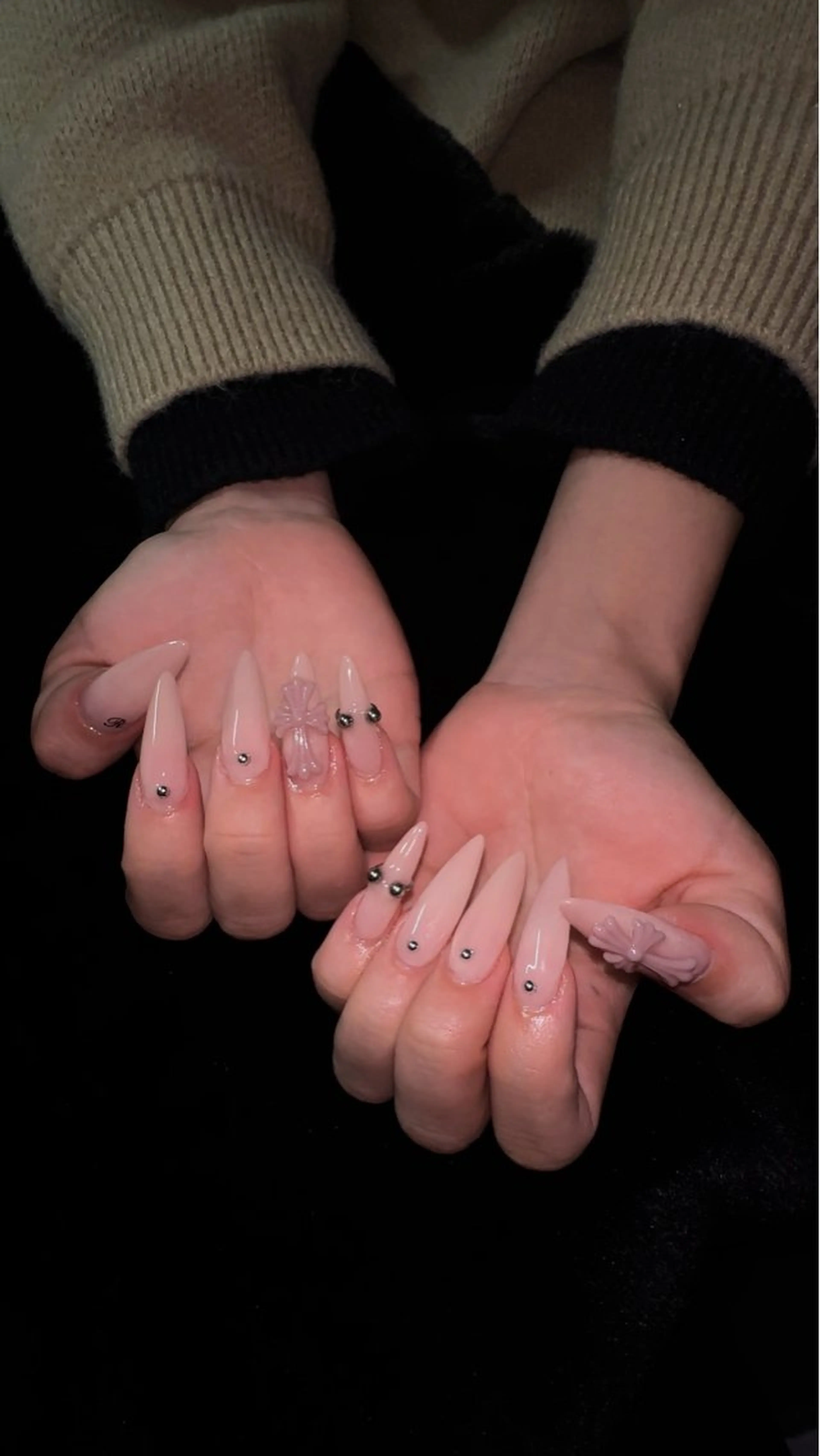 ネイル ピンク ハンドネイル Allure_87 はなのネイルデザイン