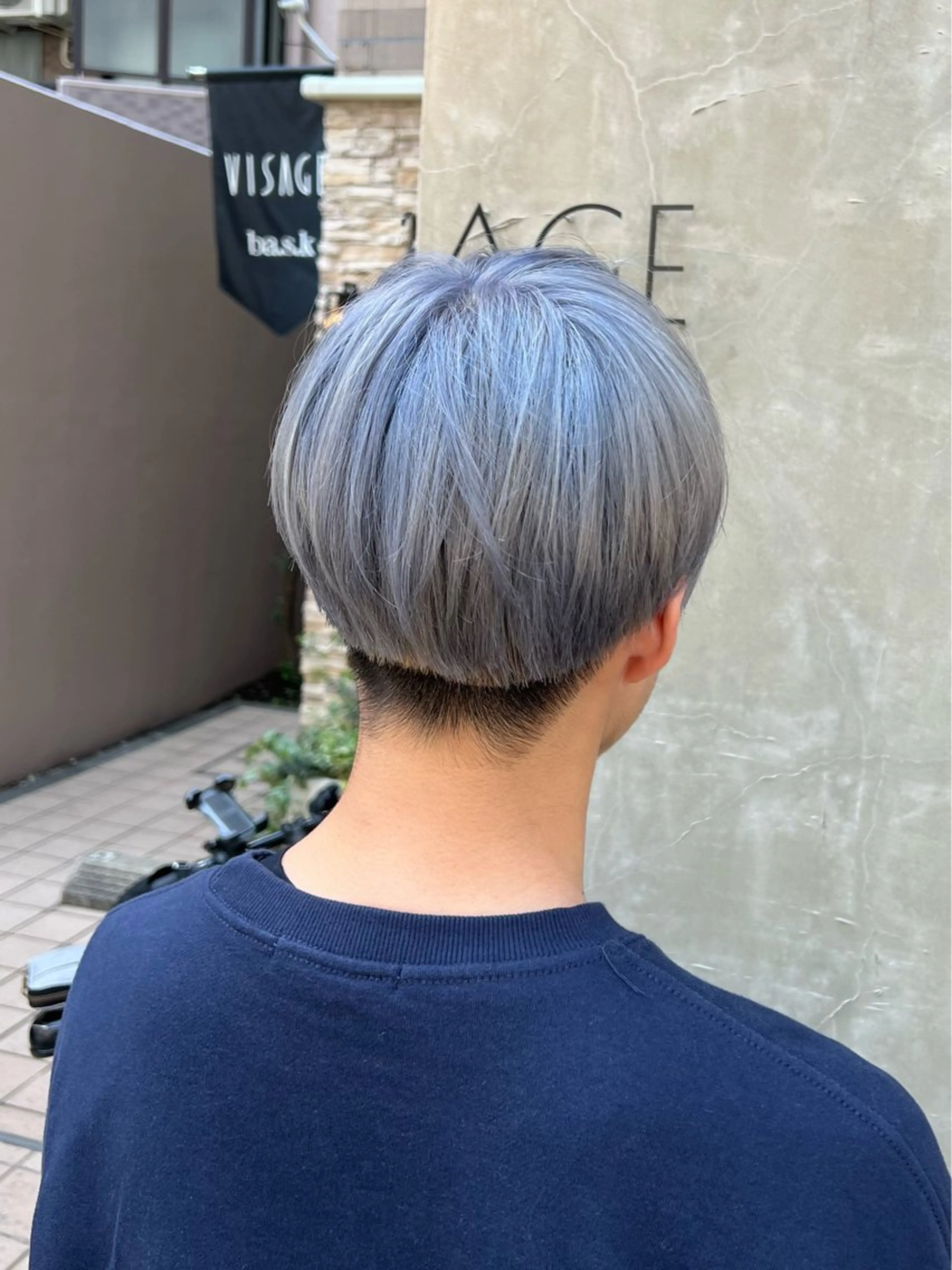 カラー メンズ ブロンド シルバー カット ヘアカラー トリートメント いぐち しょうた🫧 ブリーチカラー🫧のヘアスタイル