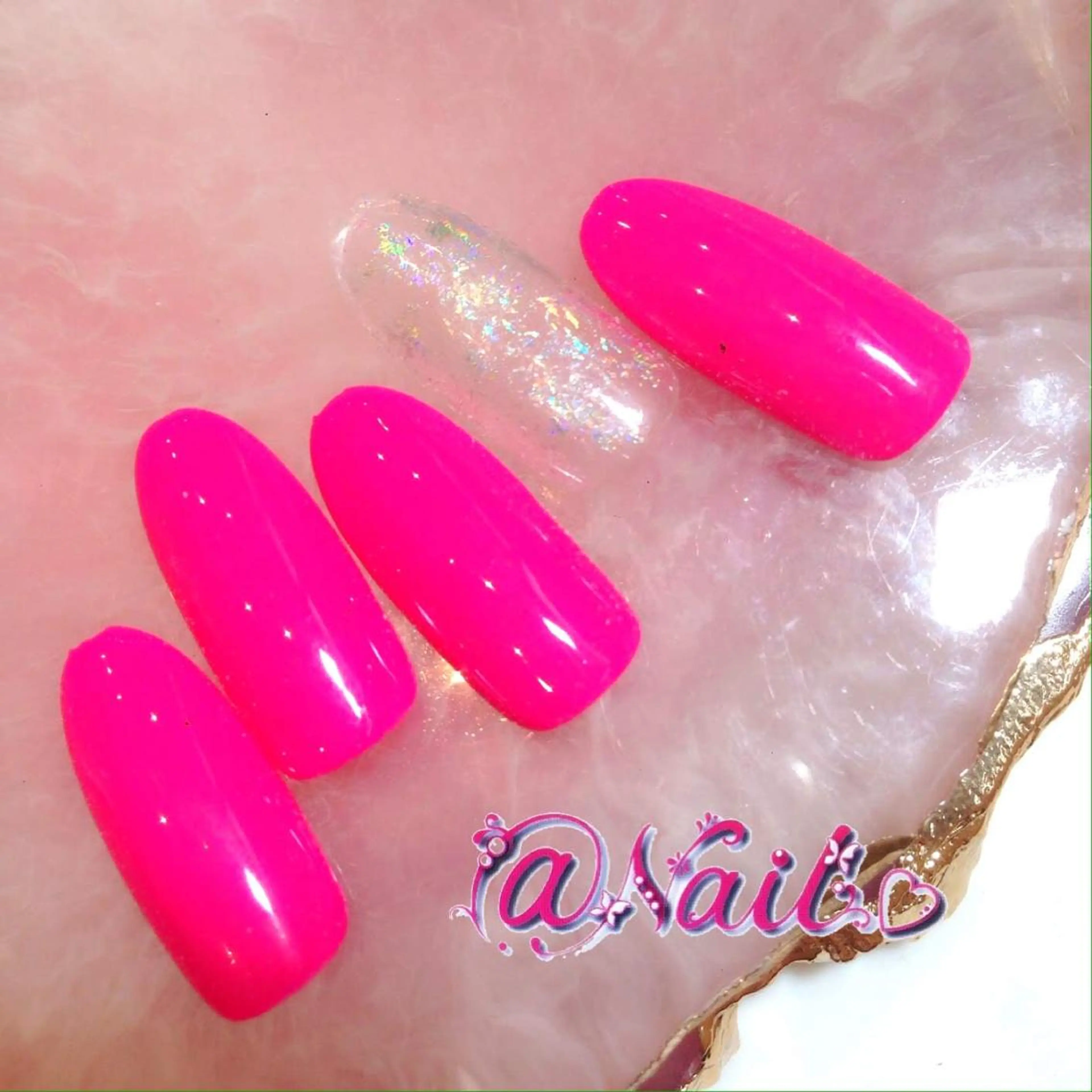 ネイル ネイルチップ 小尾 栞のネイルデザイン