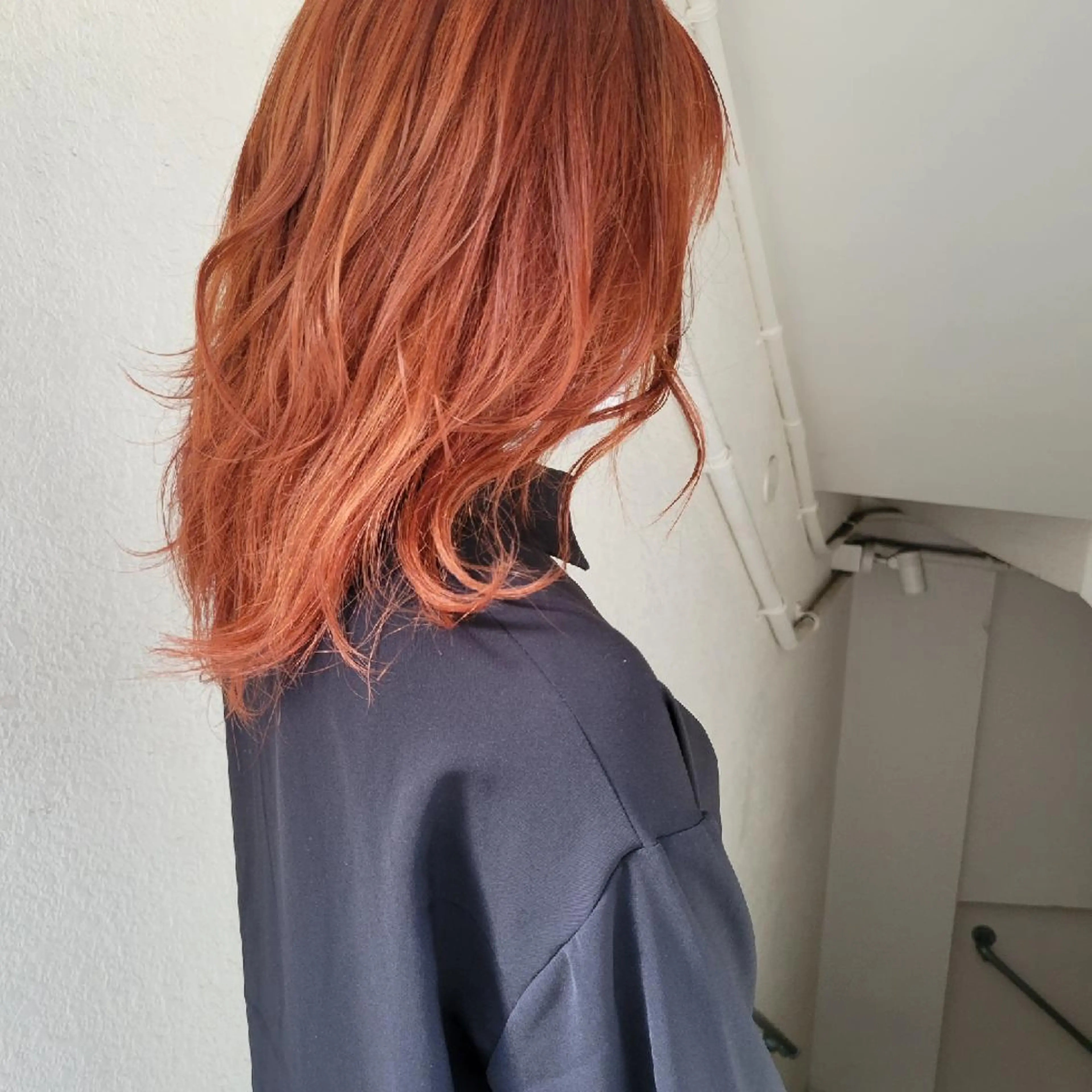 セミロング カット ヘアカラー トリートメント 🇰🇷透明感×ハイ トーン🌟tomoのヘアスタイル