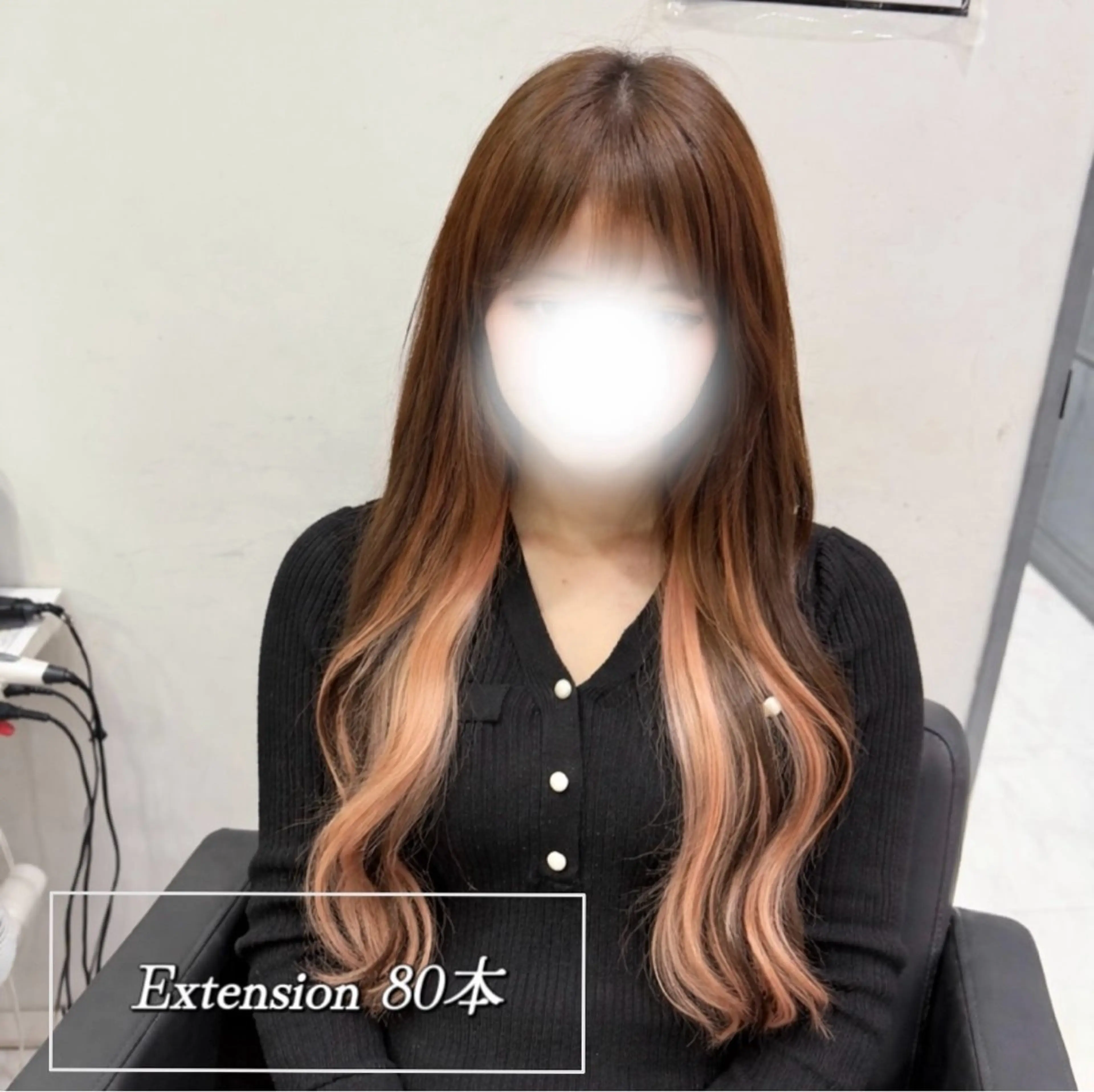 ロング エクステ 🦋REISA🦋 エクステ×ハイトーンのヘアスタイル