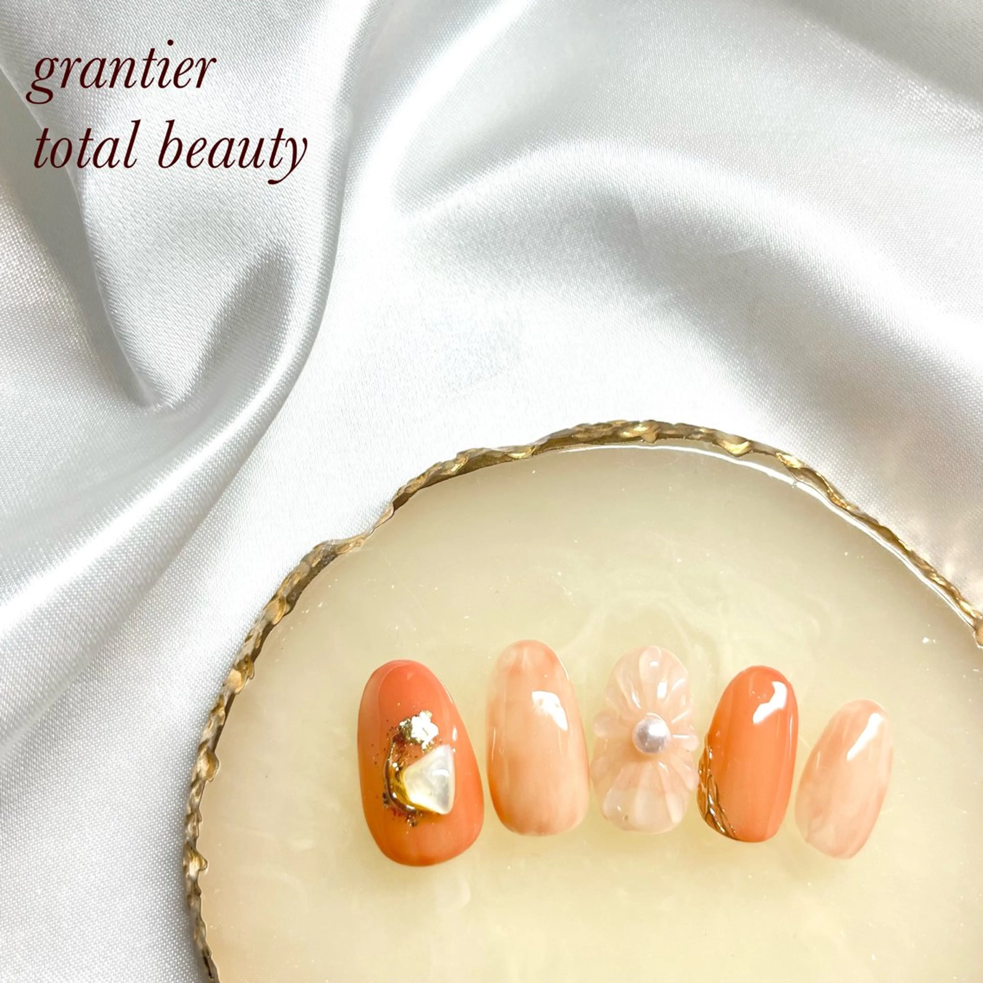 ネイル 春ネイル ハンドネイル grantier beautyのネイルデザイン