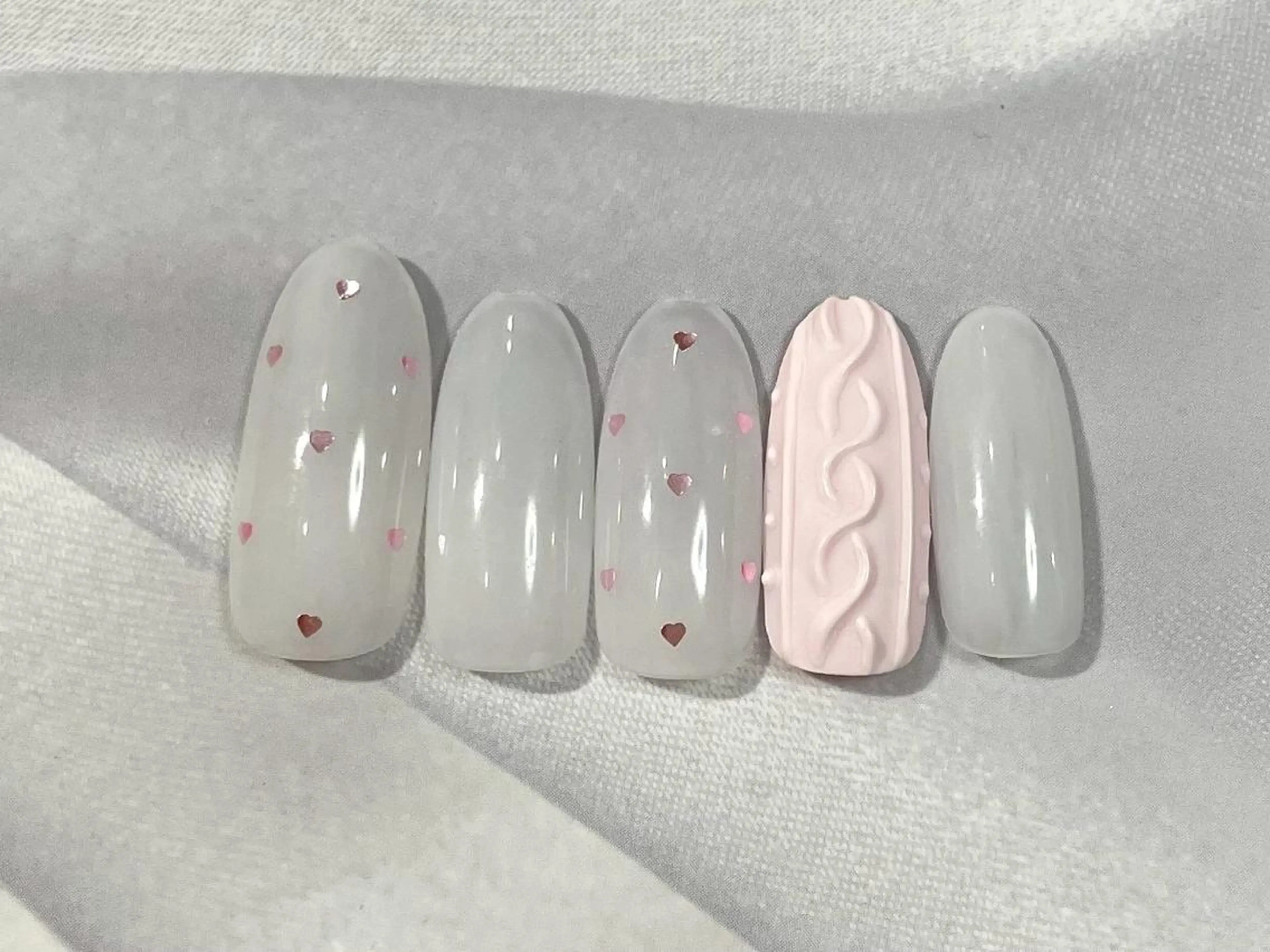 ネイル ハンドネイル Myu博多店 かえでのネイルデザイン