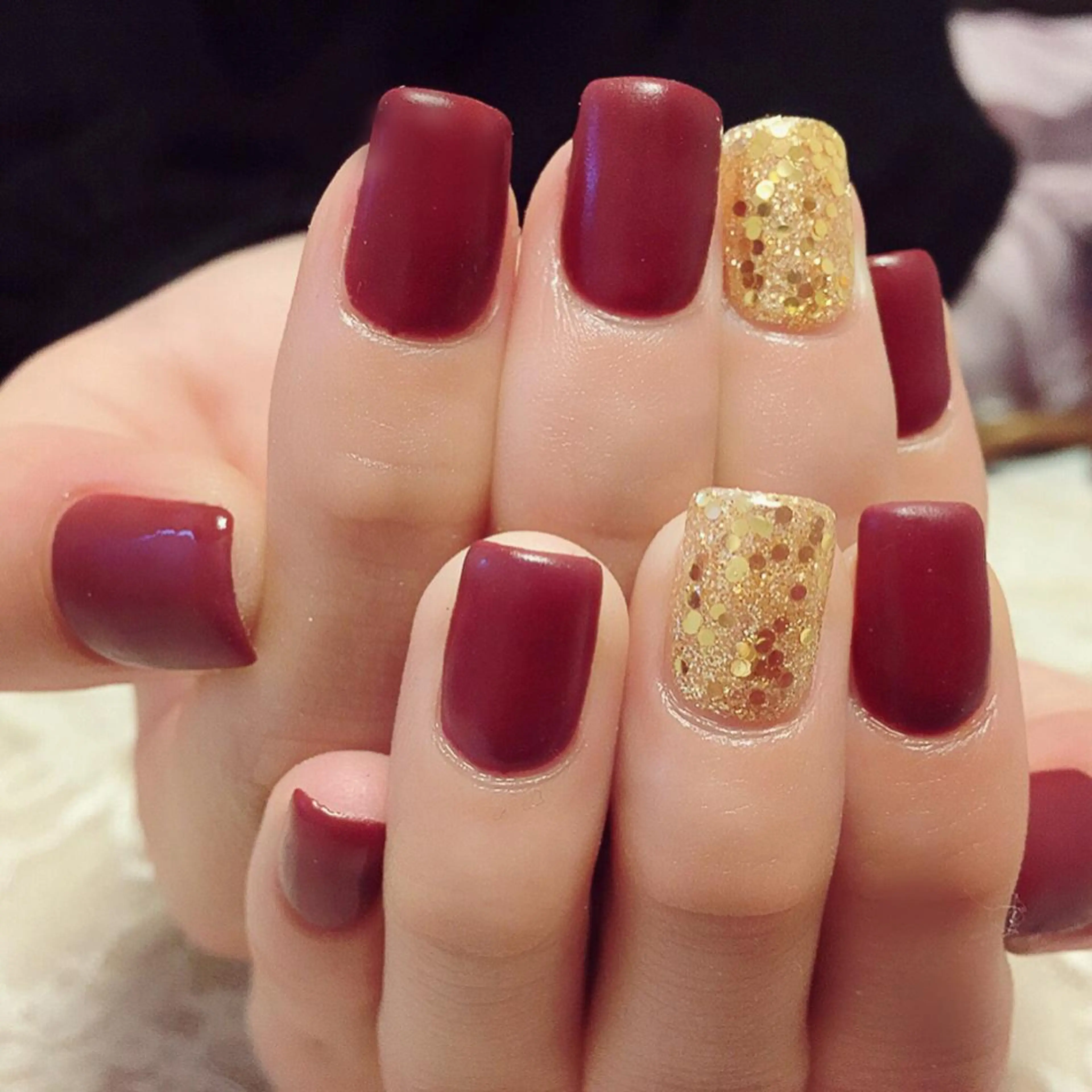 ネイル ラメ(グリッター) シンプルネイル yumnail (ネイル&脱毛)のエステ・リラクイメージ