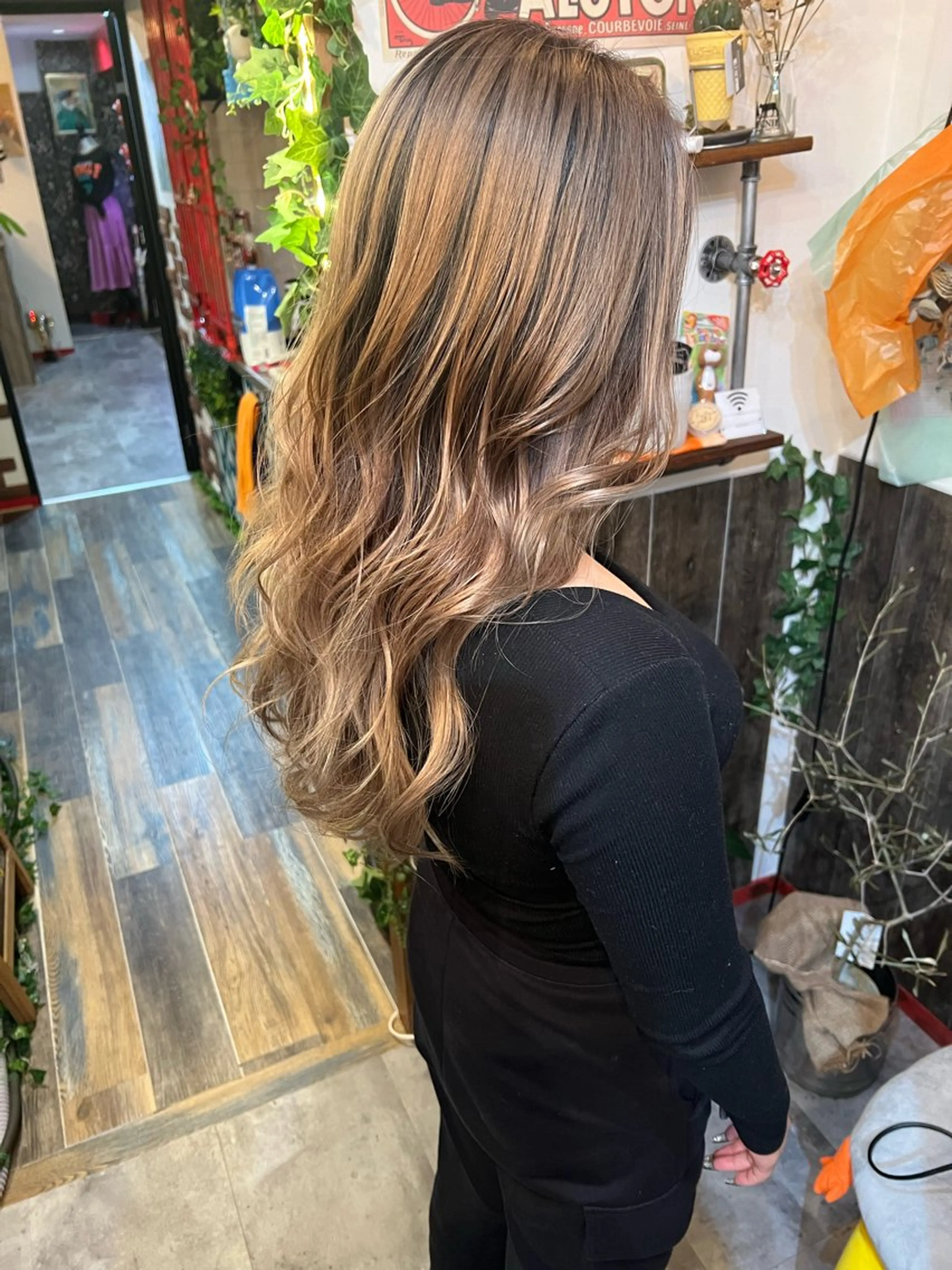 ロング カラー カラーパティシエ facce🌼ikoのヘアスタイル