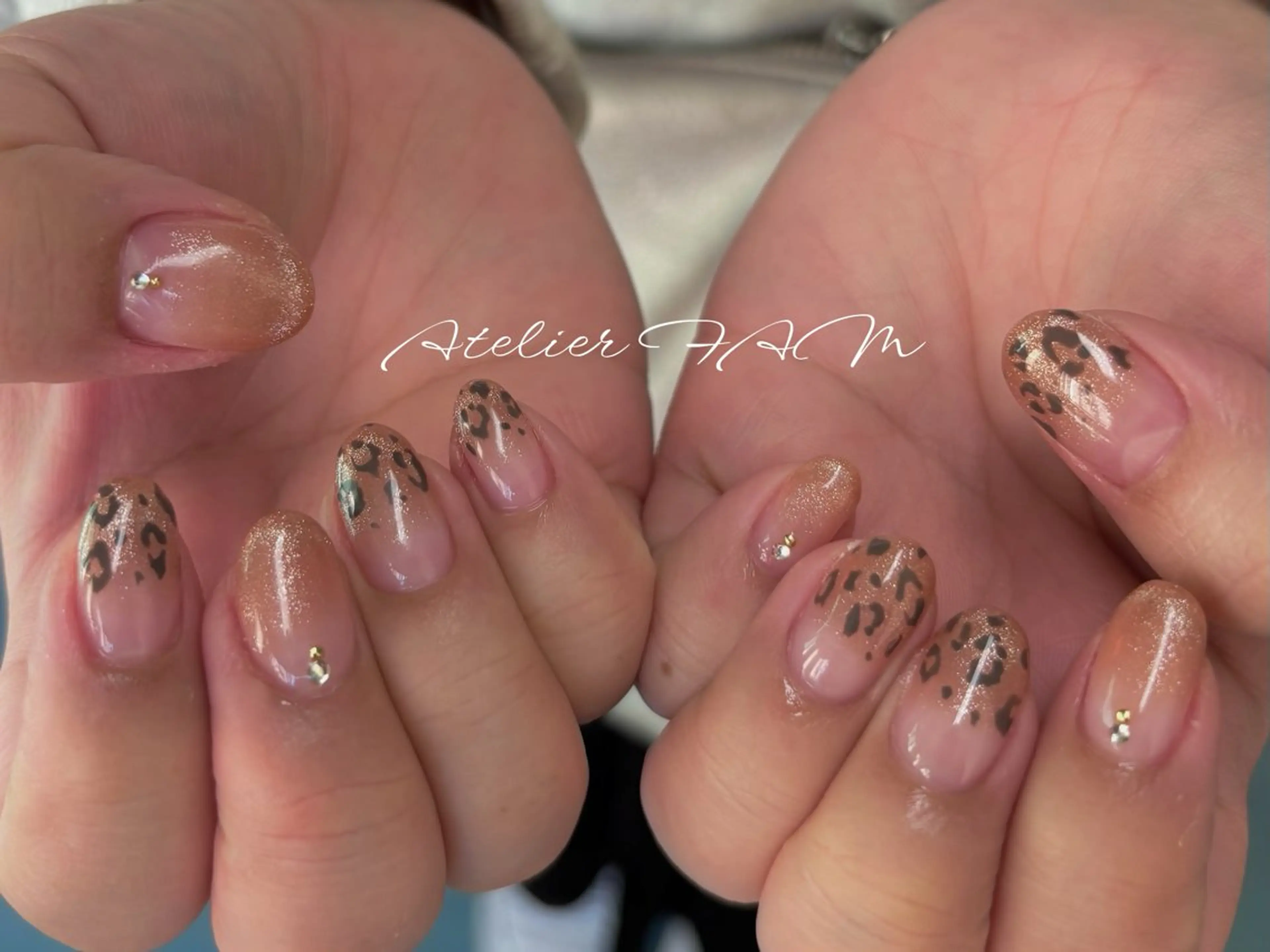 ミディアム ハンドネイル nail&eyelashsalon atelier fam上本町店所属・アトリエ FAMのネイルデザイン