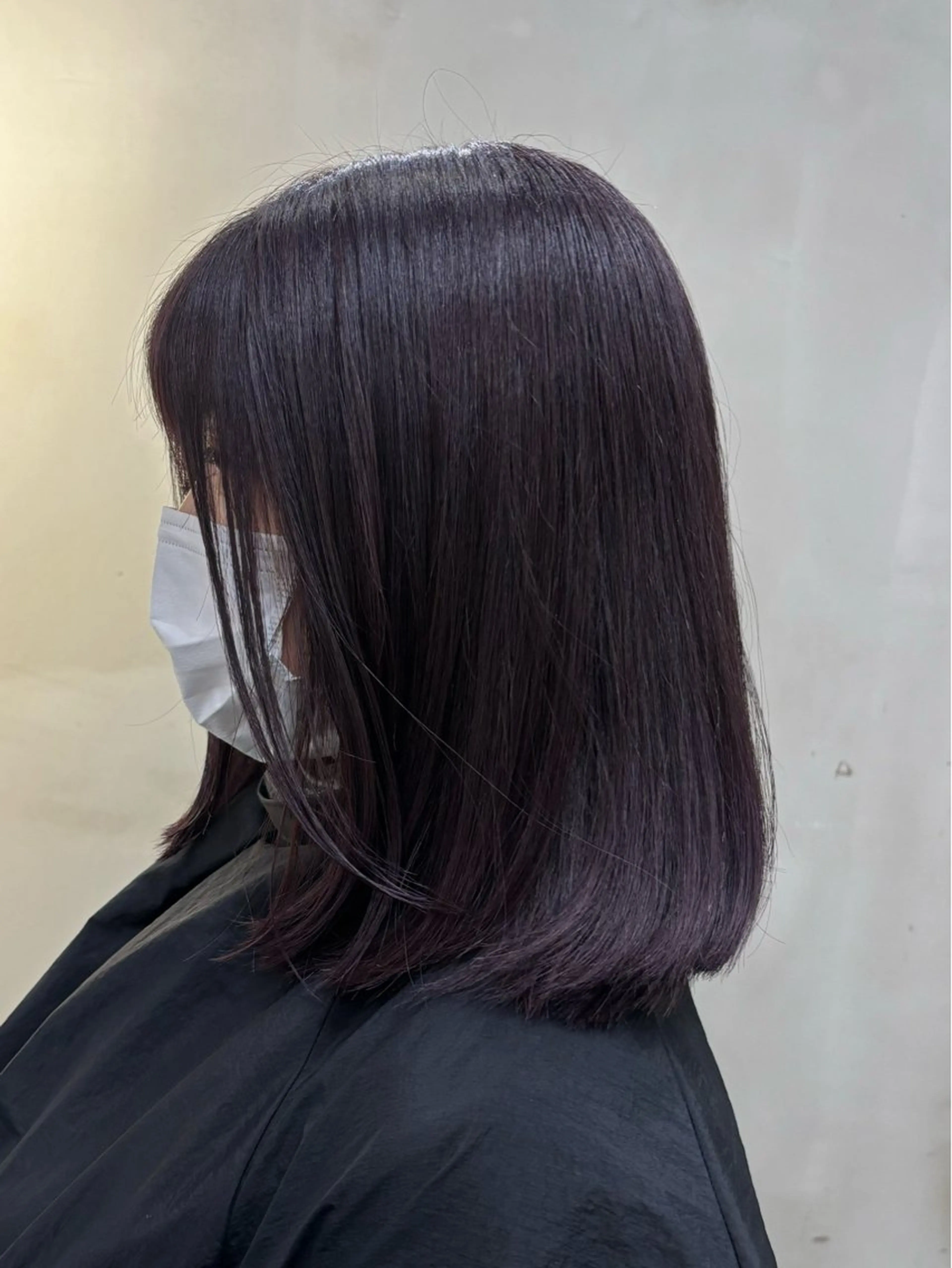 ショート カラー パープルカラー ヘアカラー VOYAGE所属・中園 康のヘアスタイル