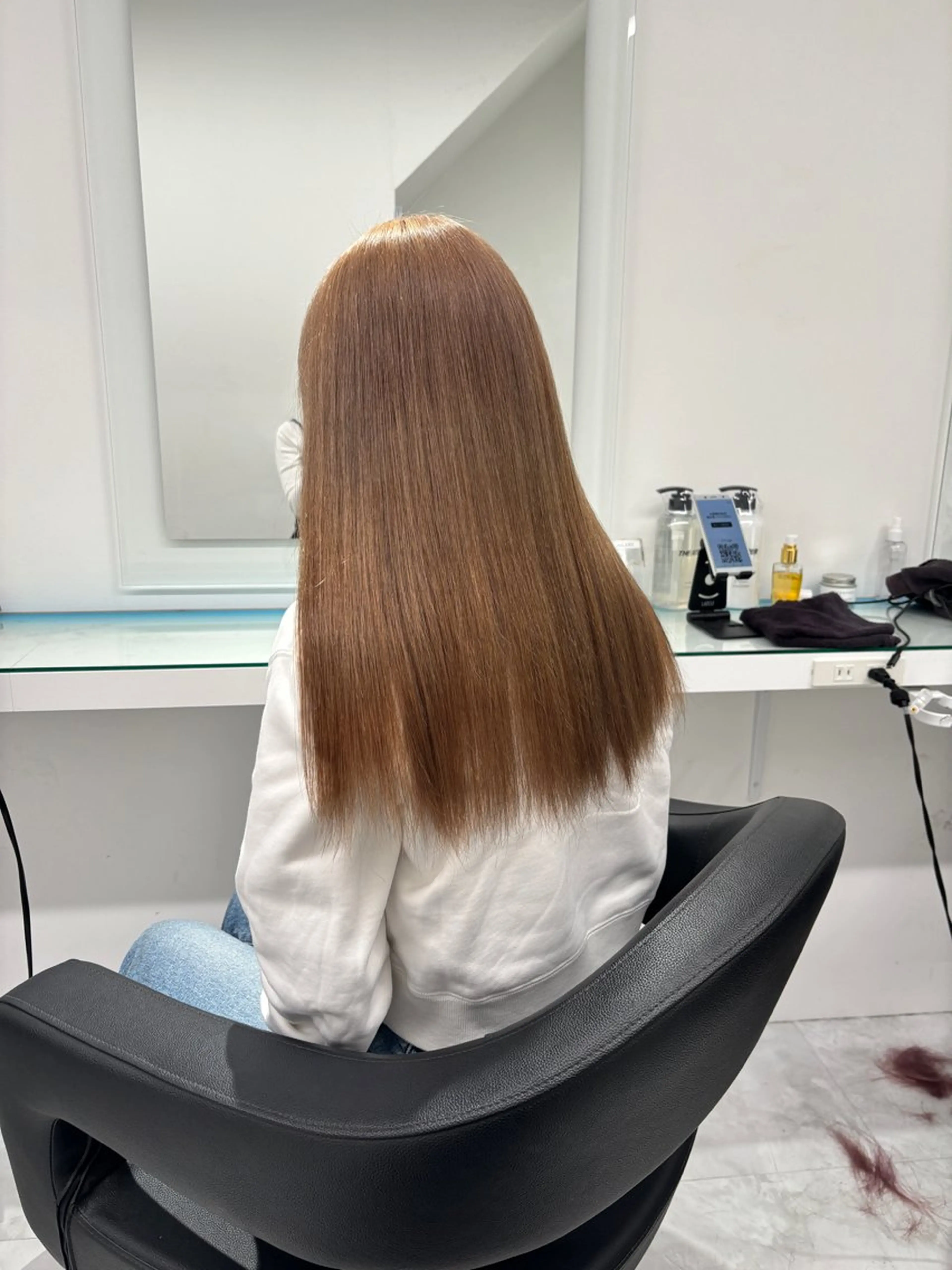 ロング カラー 💖ミルクティー💖 あかり💖のヘアスタイル