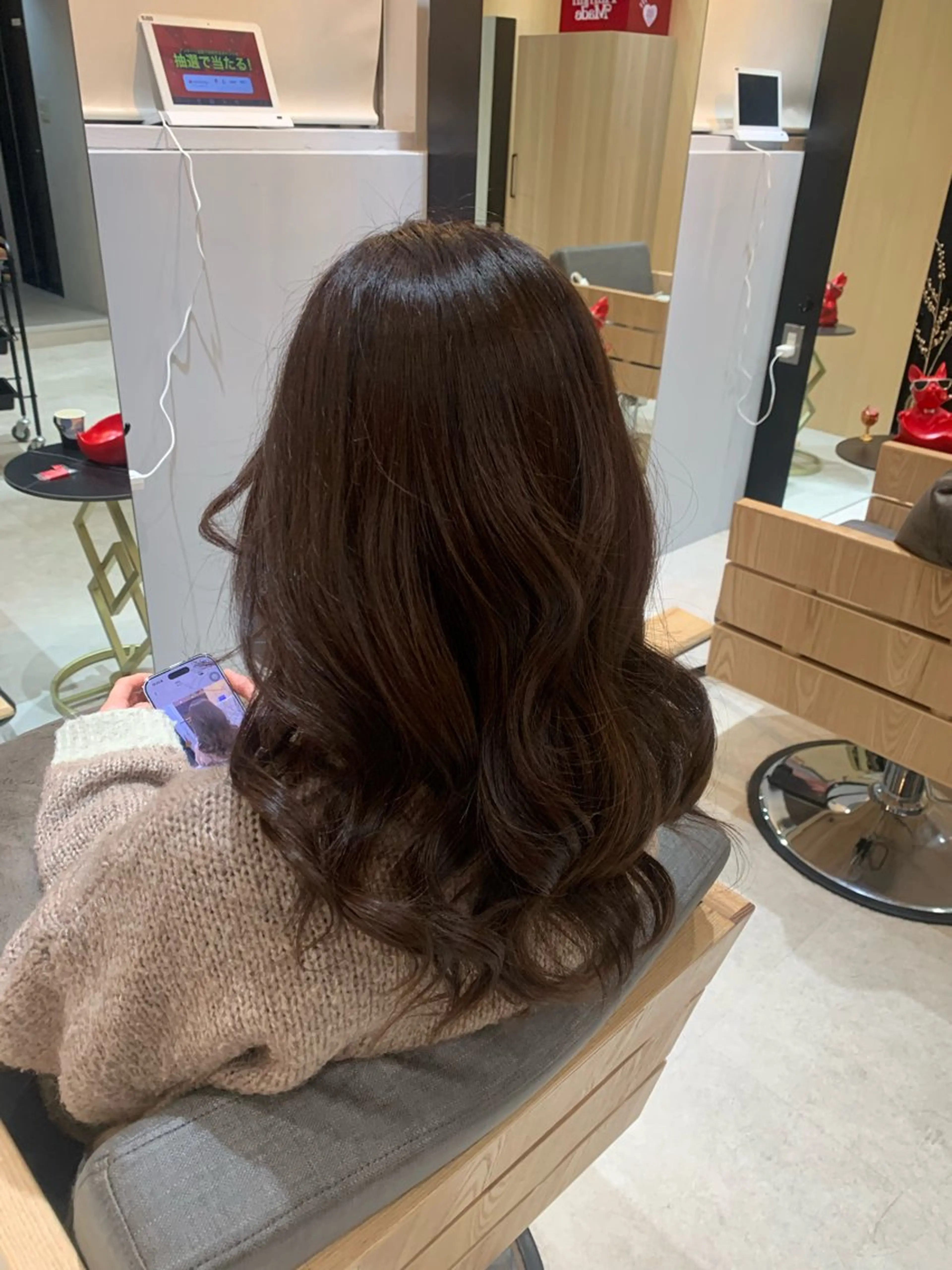 ロング ヘアカラー 本多 永佳のヘアスタイル