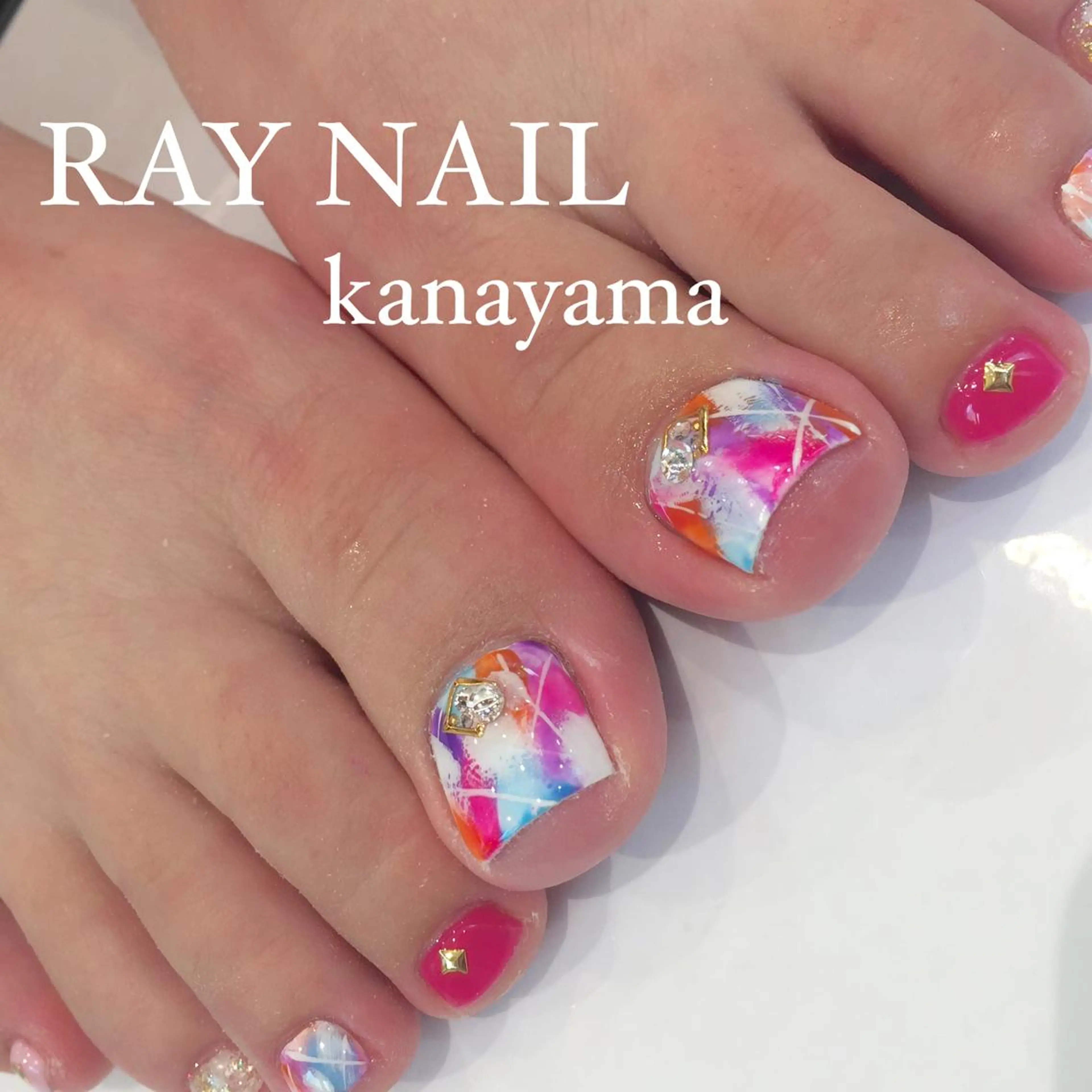 ネイル フットネイル Arowa 伊田のネイルデザイン