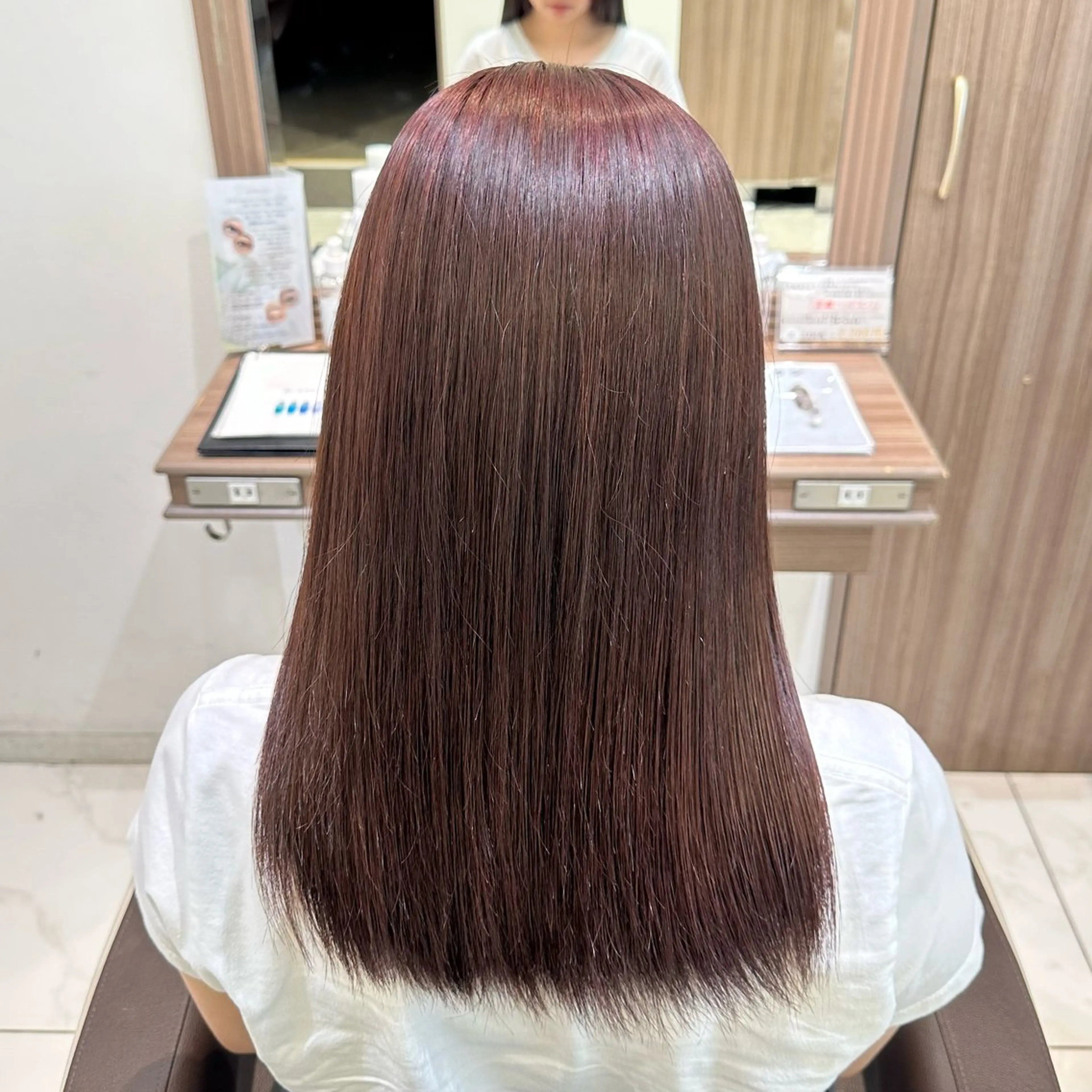 ミディアム カラー ヘアカラー 𓍯暖色/韓国風 田中沙羅‎𓍯のヘアスタイル