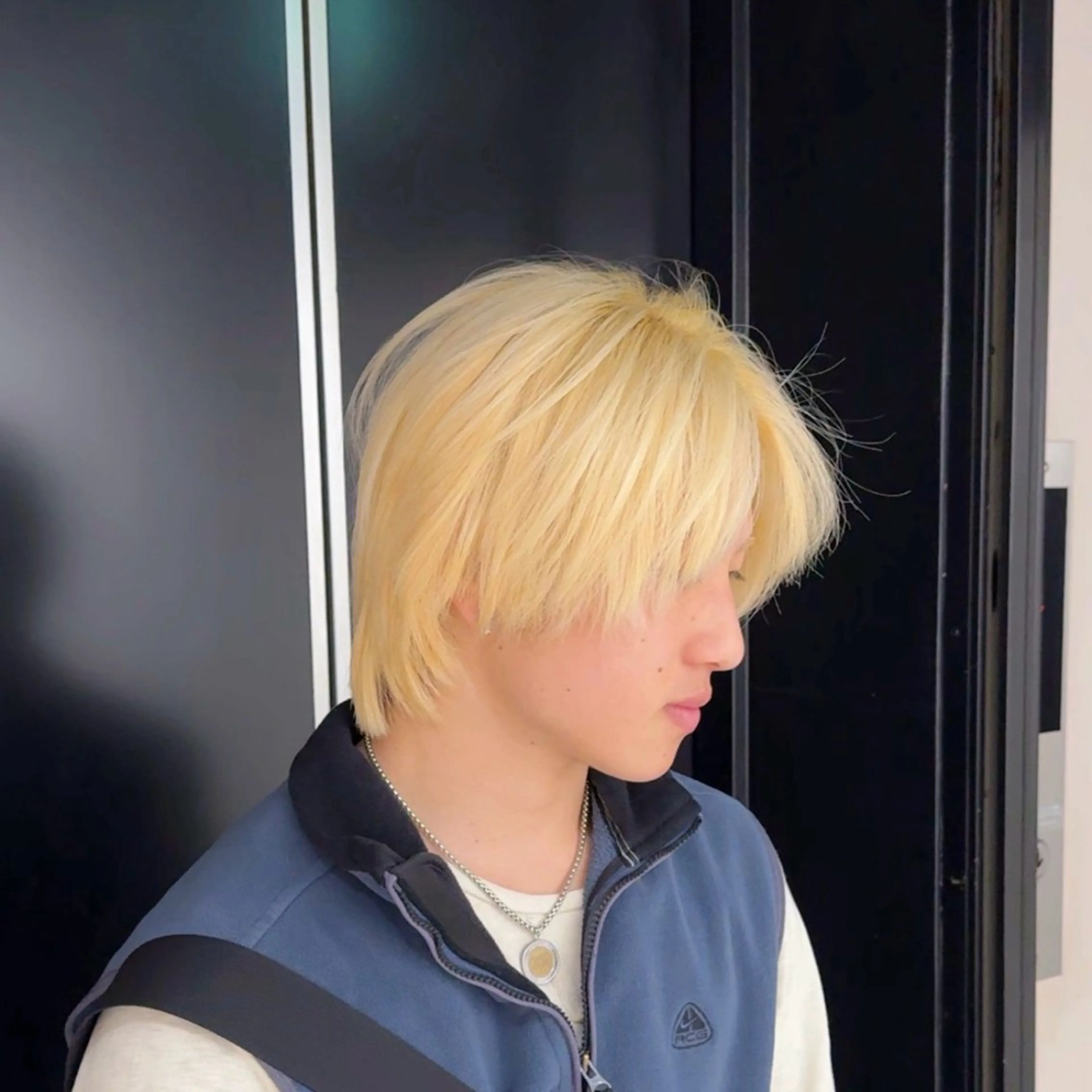 カラー カット ヘアカラー ハイトーン×ショート /RINのヘアスタイル