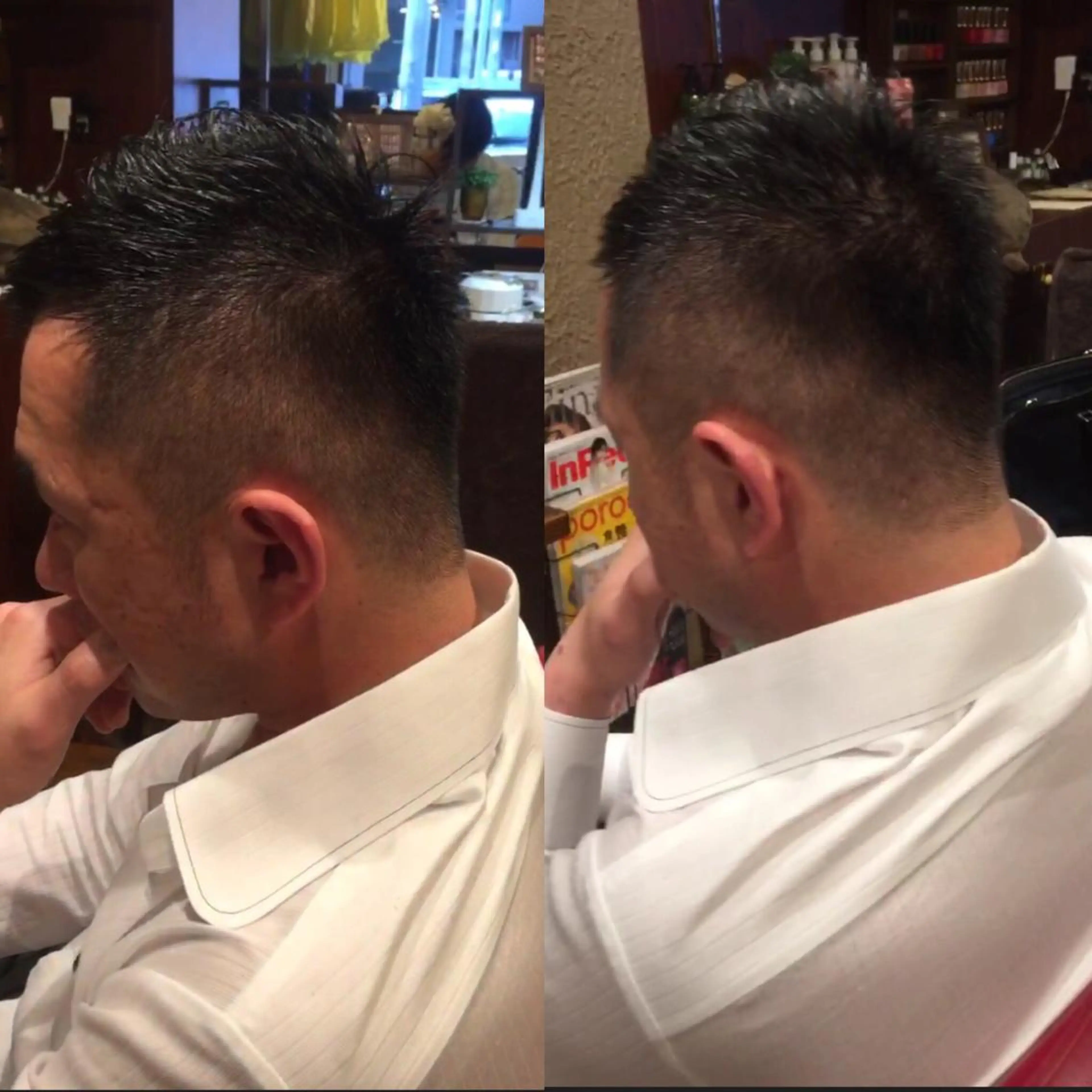 メンズ フェードカット メンズパーマ カット A.hair所属・齊藤 篤士のヘアスタイル