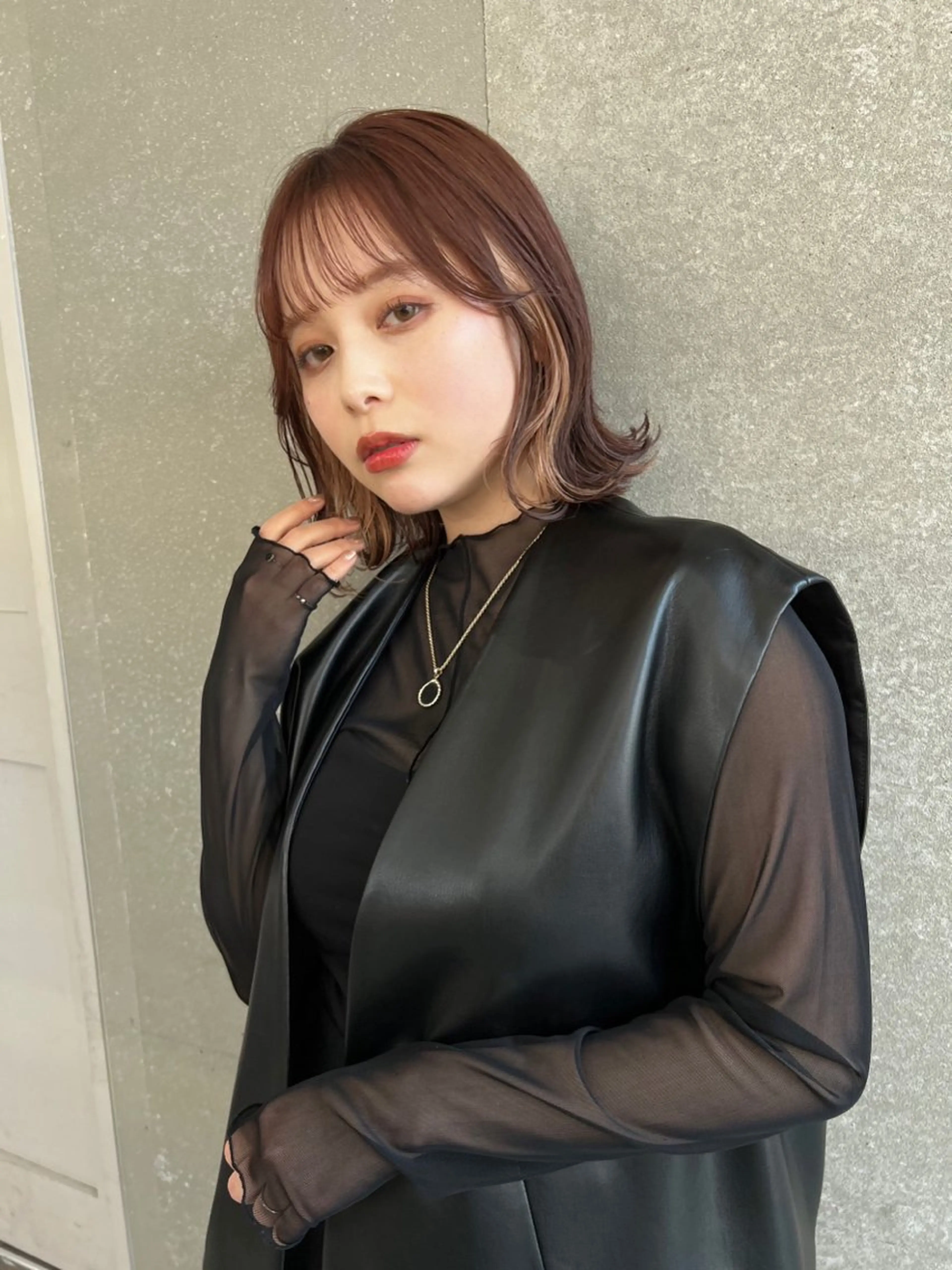 🍒カット+インナーカラー(ブリーチ)+フルカラー+1stepスチームトリートメント🍒‎🤍の写真