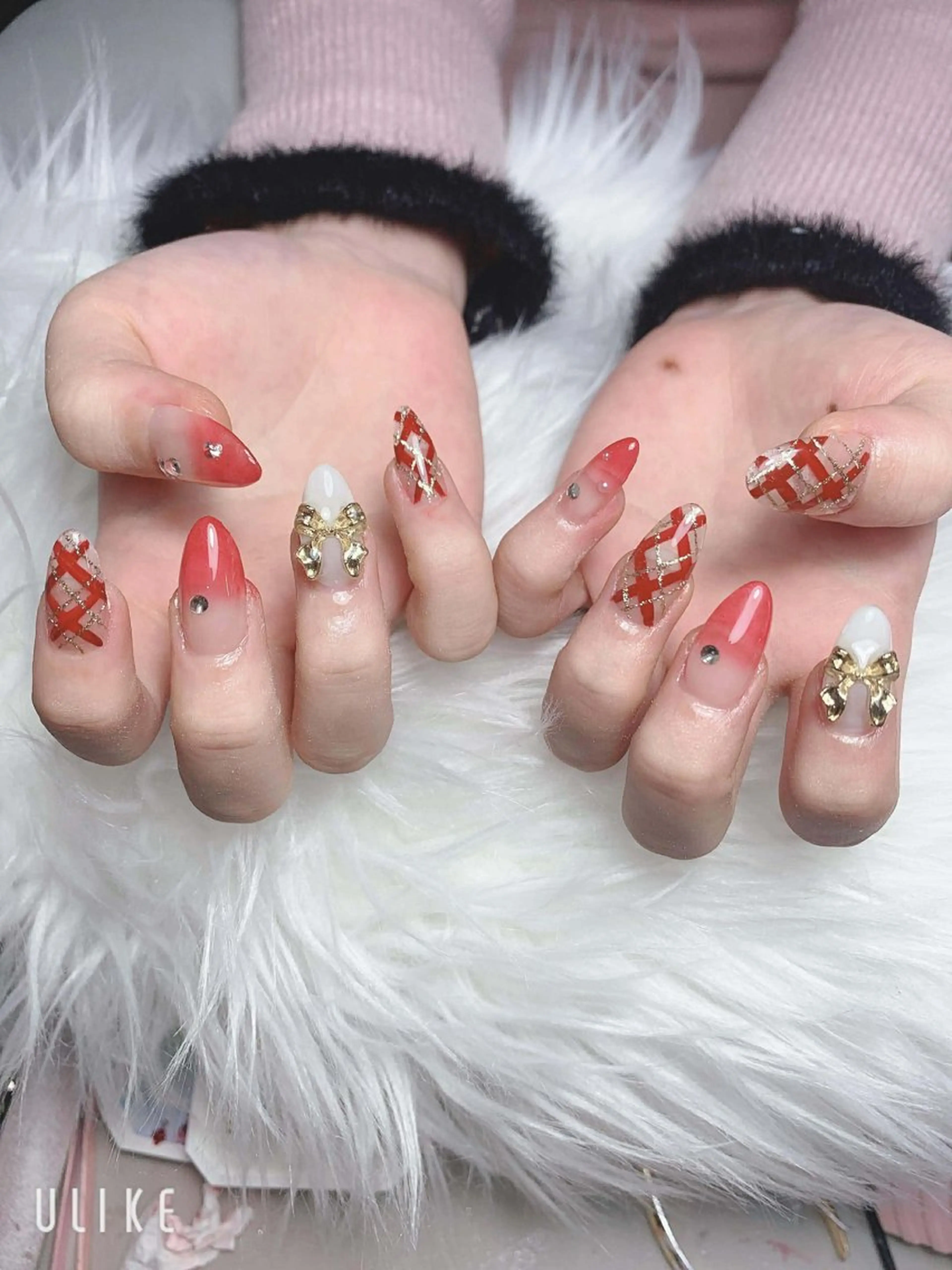 ネイル チークネイル 長さ出し ジェルネイル 韓国ネイル マグネットネイル ハンドネイル アン ナのネイルデザイン