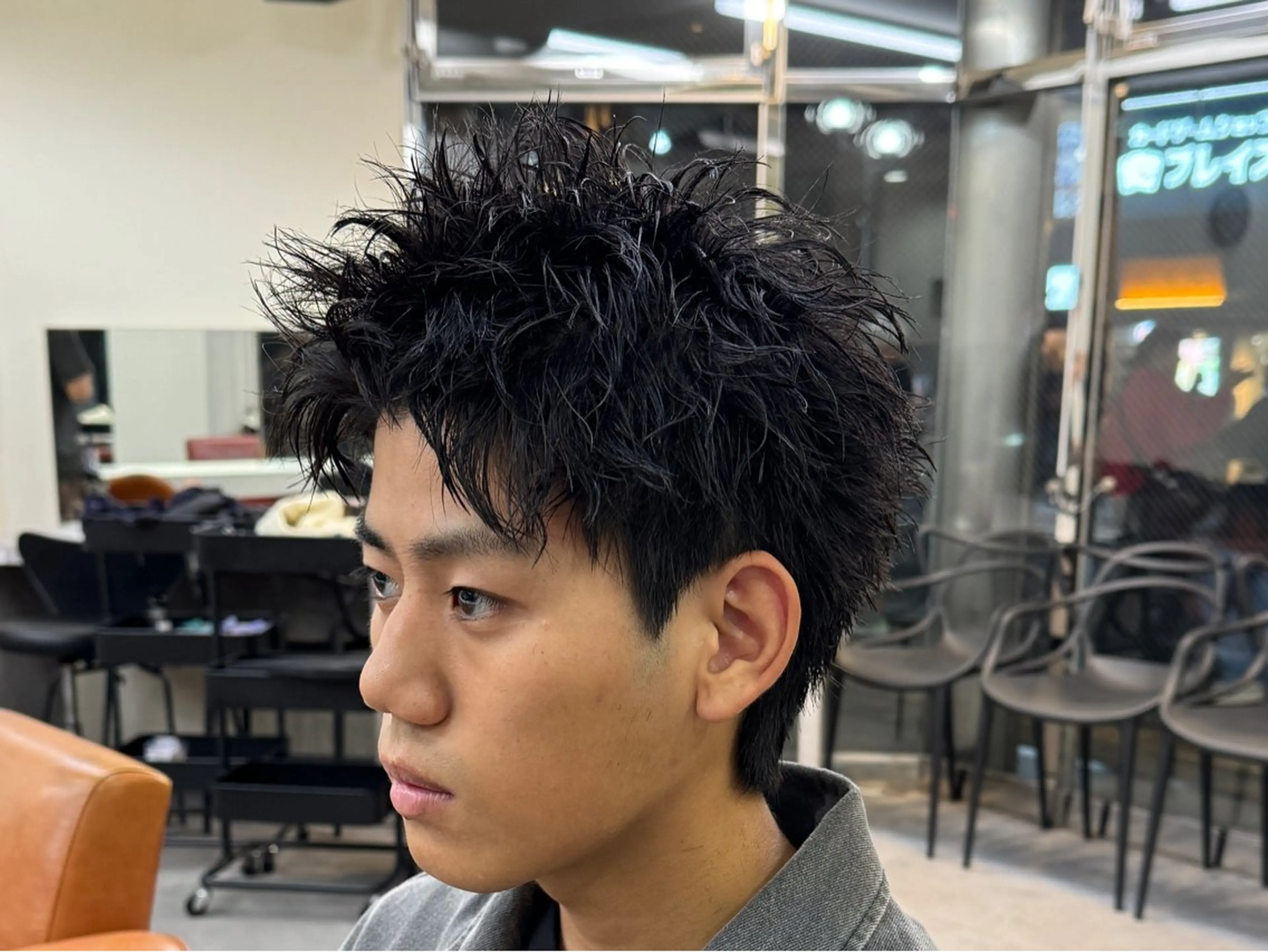 パーマ メンズ カット パーマ パーマ／京都駅 ／メンズ/藤井　翔のヘアスタイル