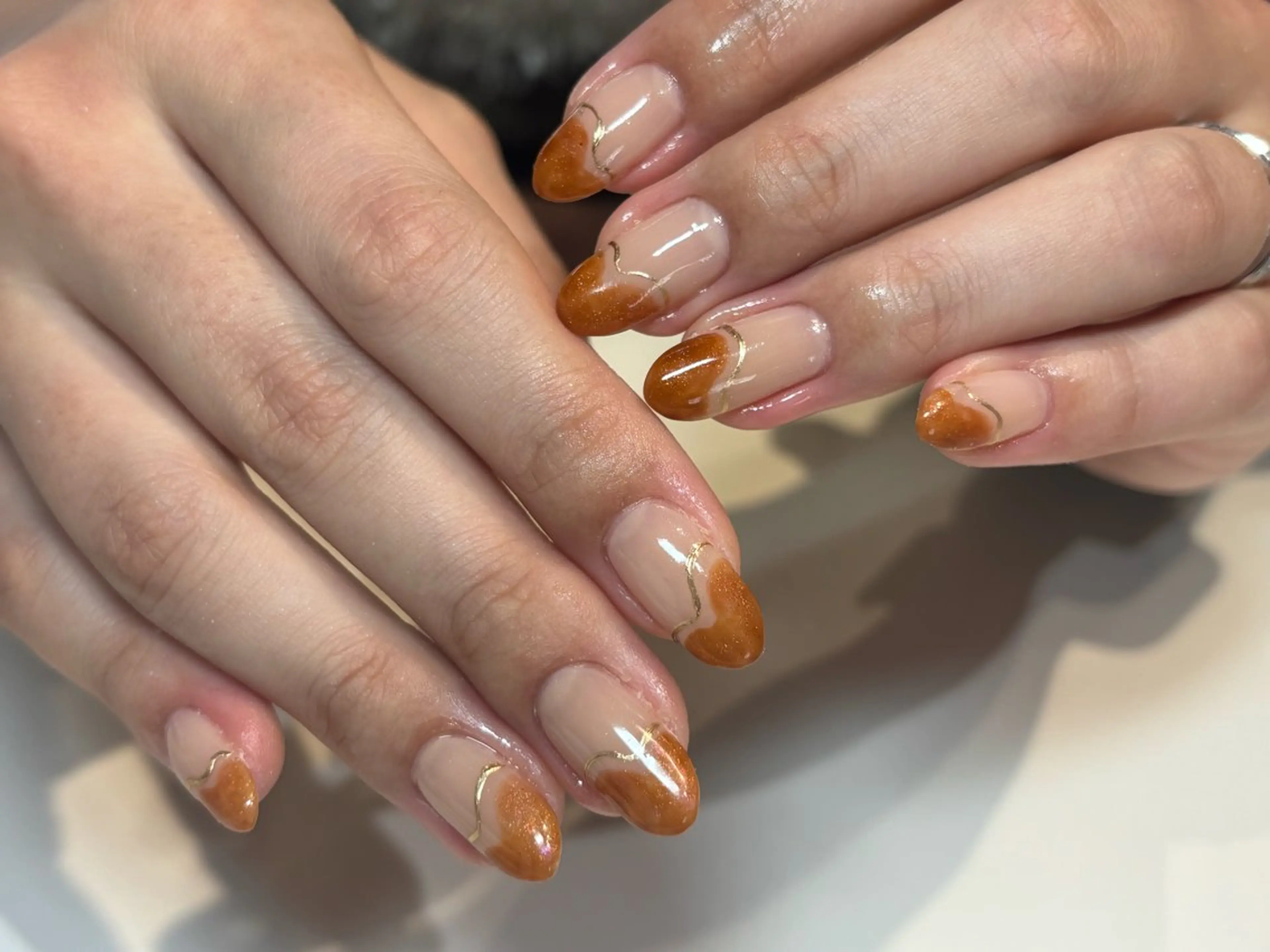 ネイル フットネイル フレンチネイル ジェルネイル グラデーション マグネットネイル ハンドネイル ヘアー.ネイル二刀流 misa🫧のヘアスタイル