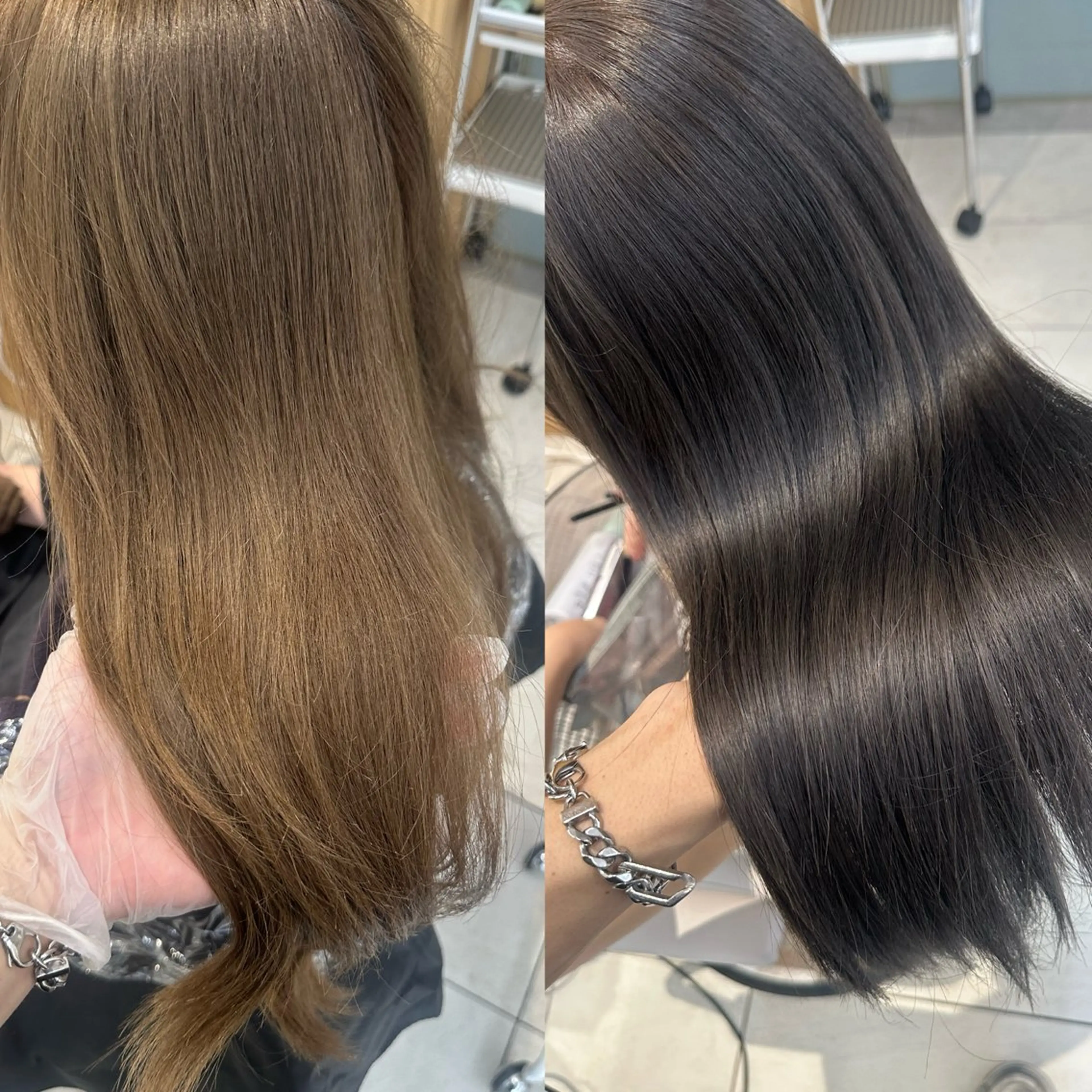 ロング oto🎀×美髪× シースルー前髪🤍のヘアスタイル