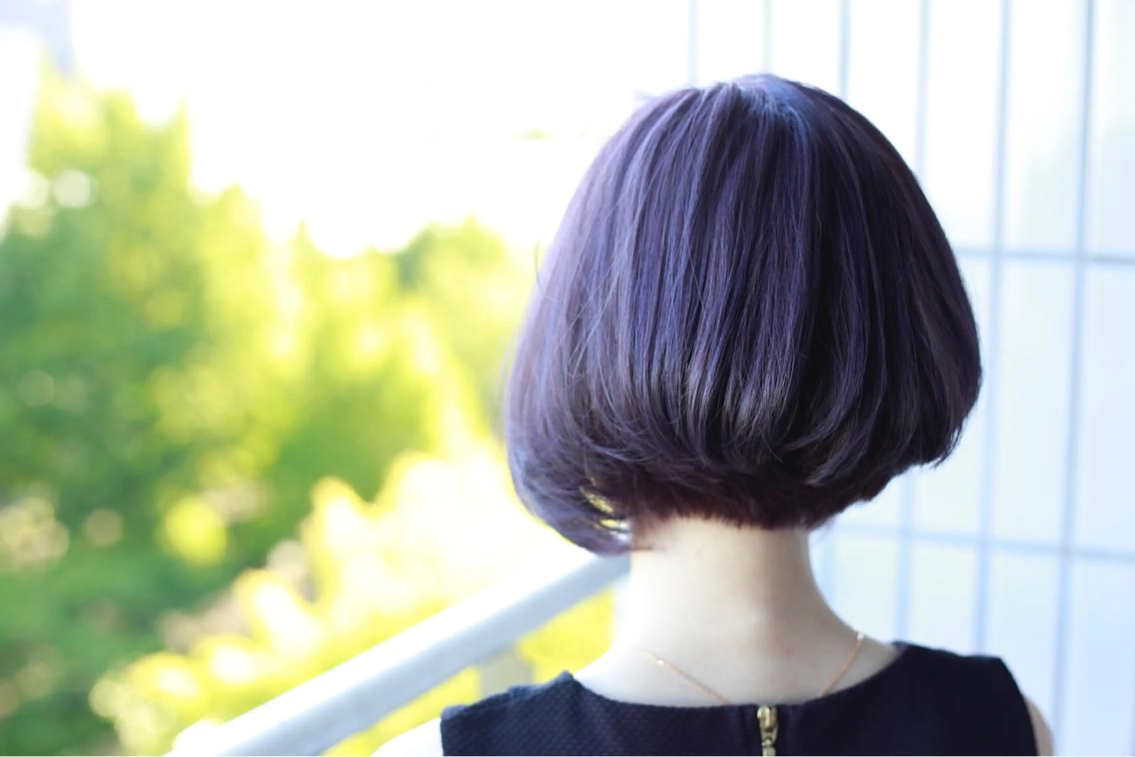 カラー ハイトーン/レイヤー /ケアブリーチ石川治のヘアスタイル