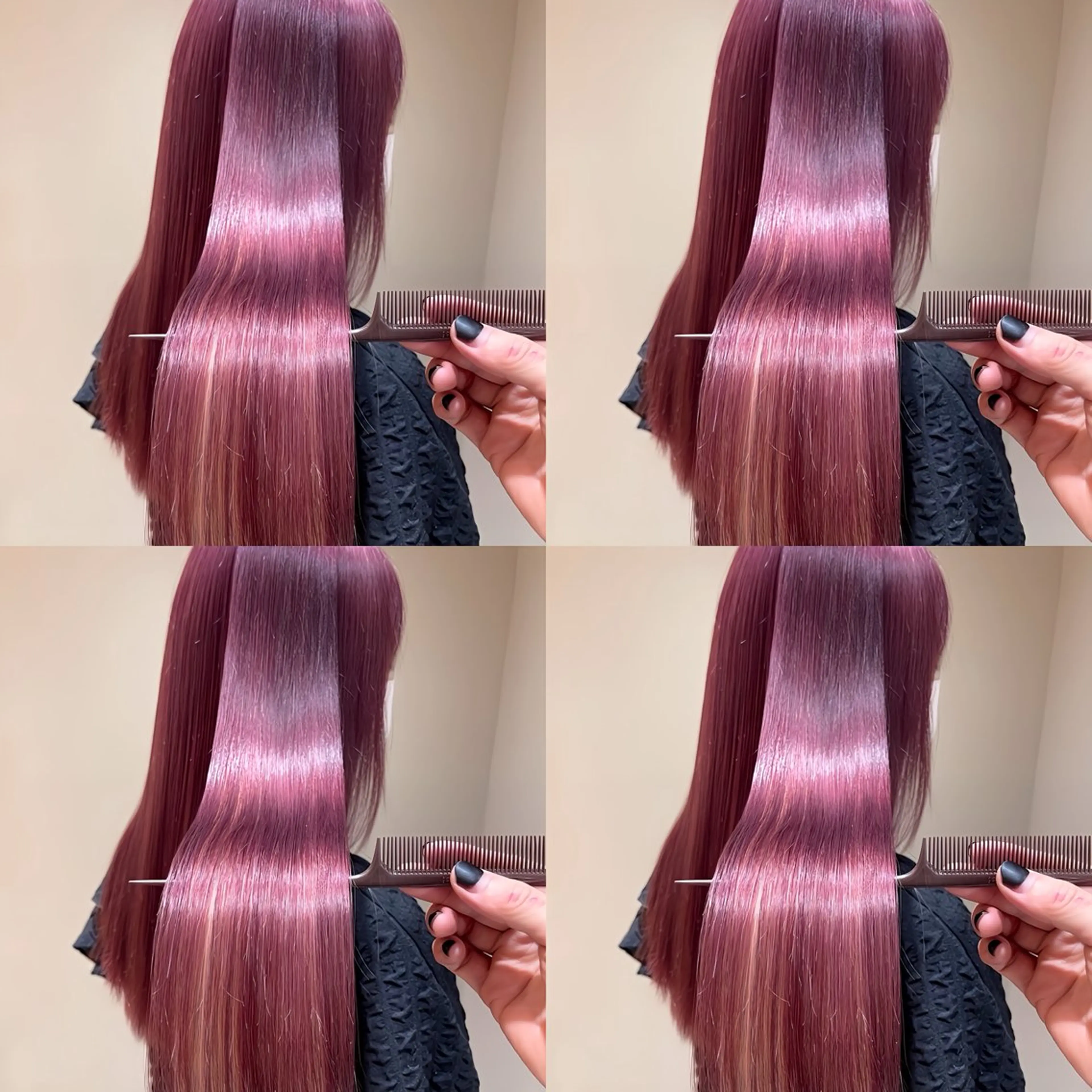 ロング 縮毛矯正 トリートメント 【溝の口の艶髪の神様 】田仲雄大のヘアスタイル