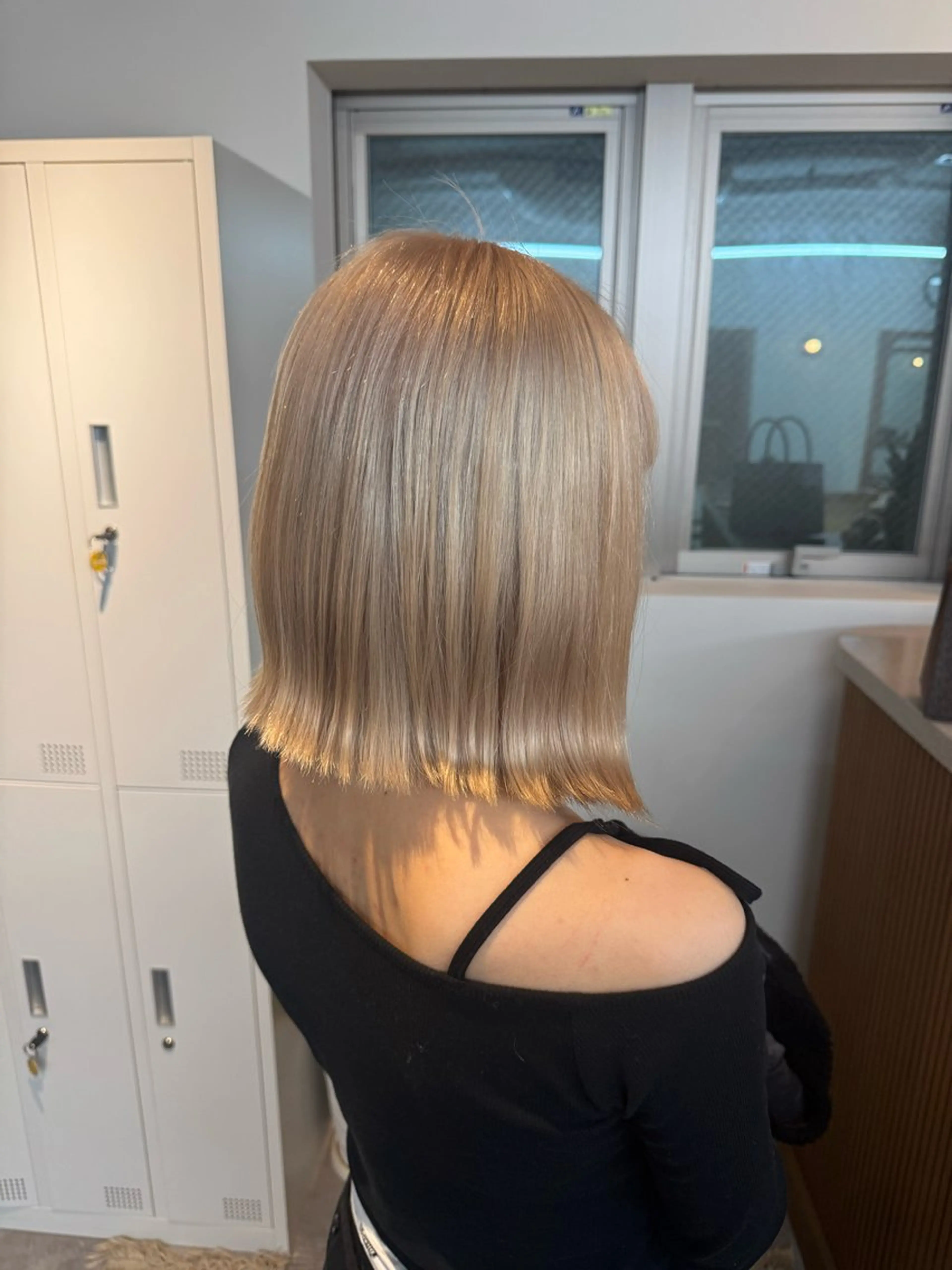 ミディアム カラー aco ohnoのヘアスタイル