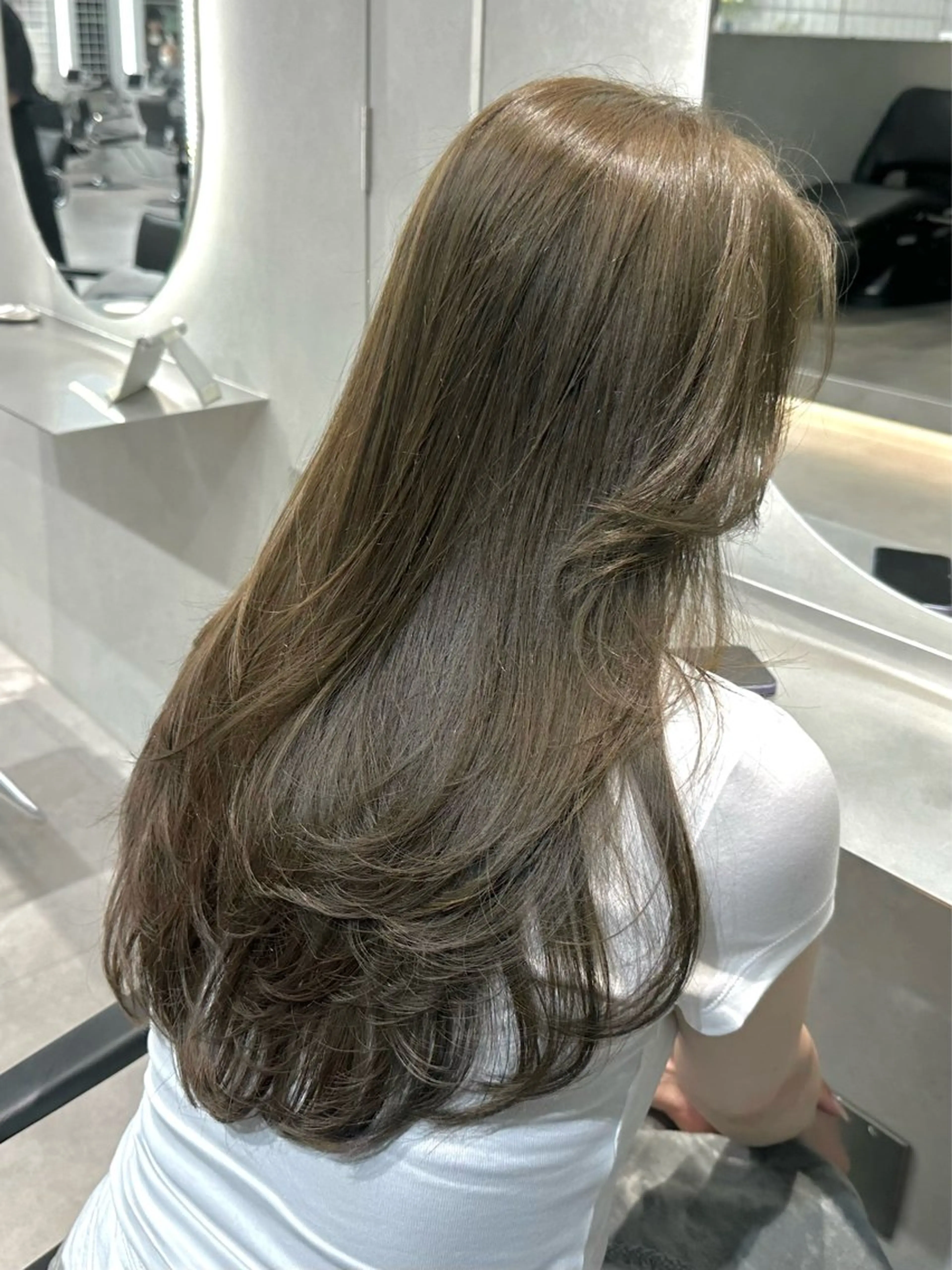 ロング カラー ハイレイヤー レイヤーカット カット トリートメント ✨レイヤーカット 海外ヘア/原宿✨のヘアスタイル