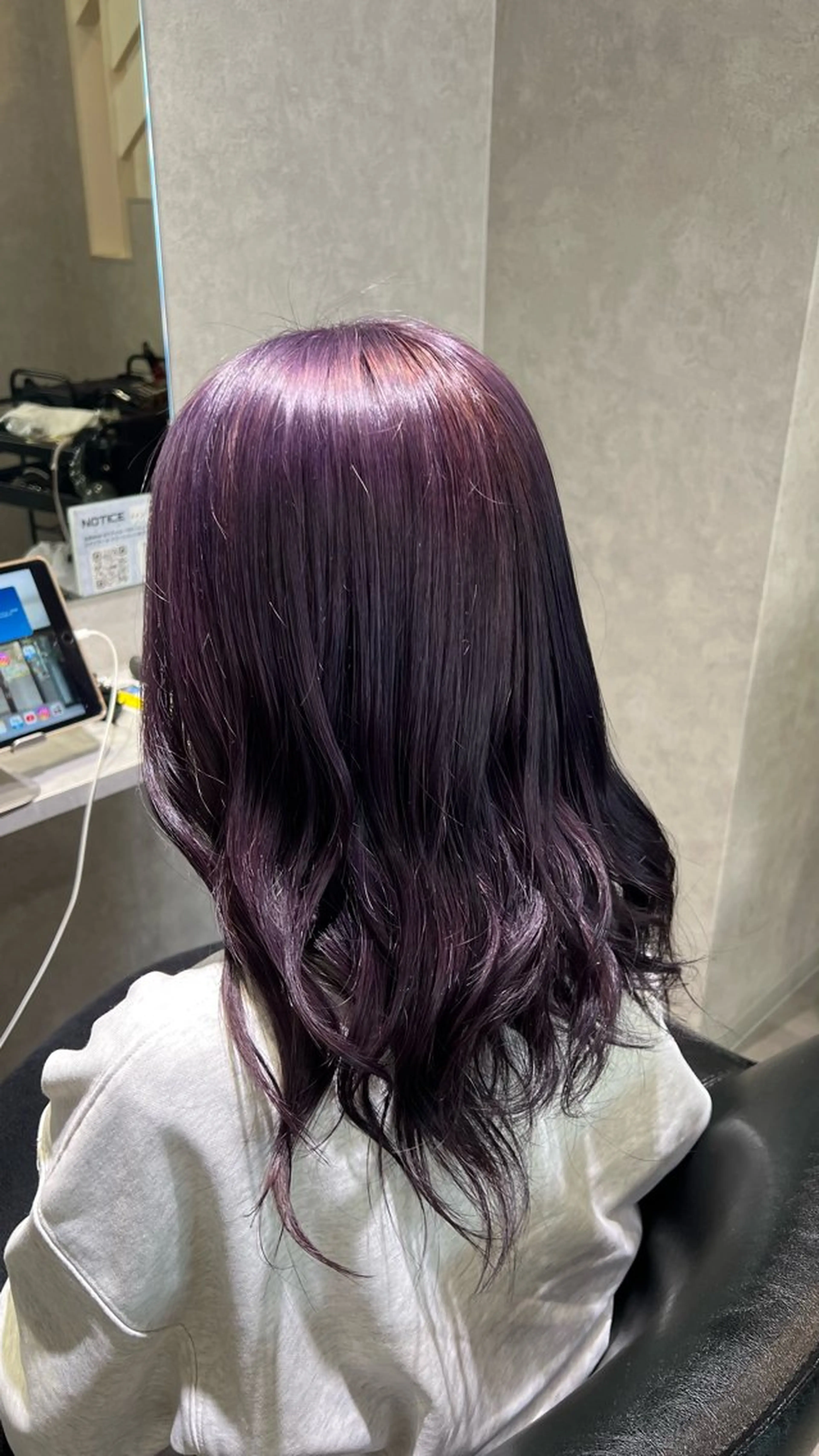 セミロング ヘアカラー SOL／ あづき⭐️のヘアスタイル