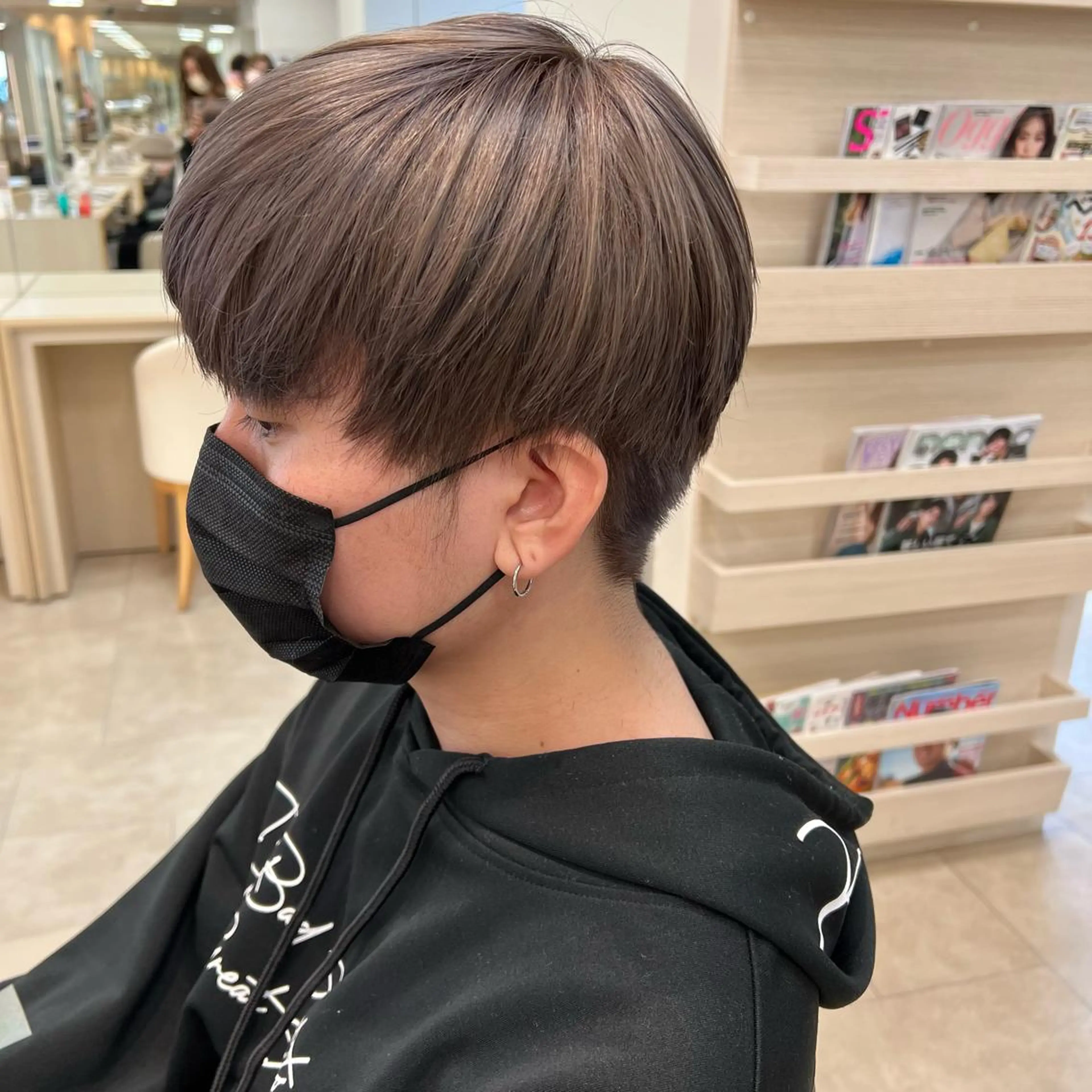 カラー メンズ メンズブリーチ ブリーチ グレージュ ヘアカラー トリートメント 似合わせ.ﾍｱｾｯﾄ 得意🌹井上美沙のヘアスタイル
