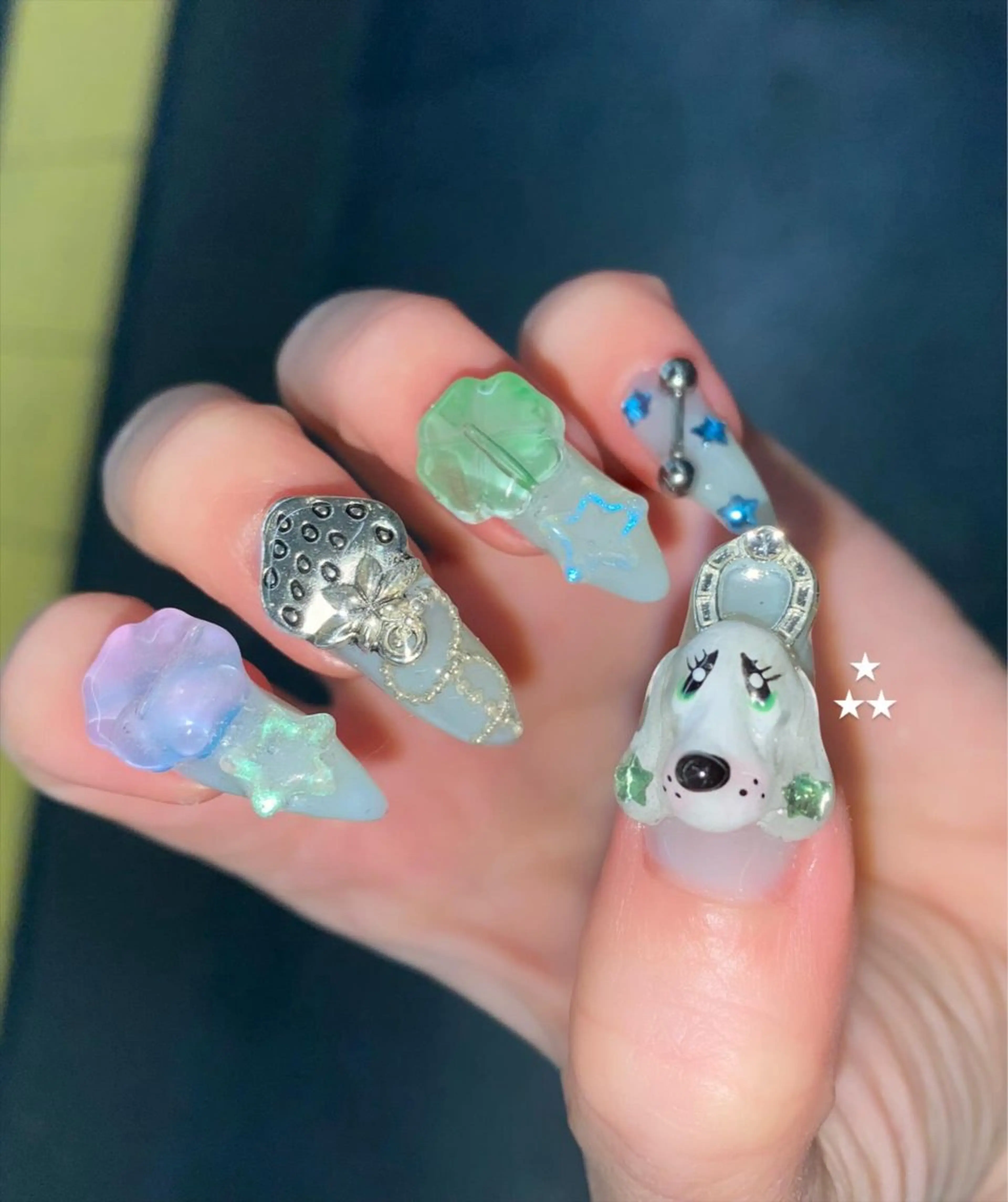 ネイル ハンドネイル nano/きもかわ nail🐬🫧のネイルデザイン