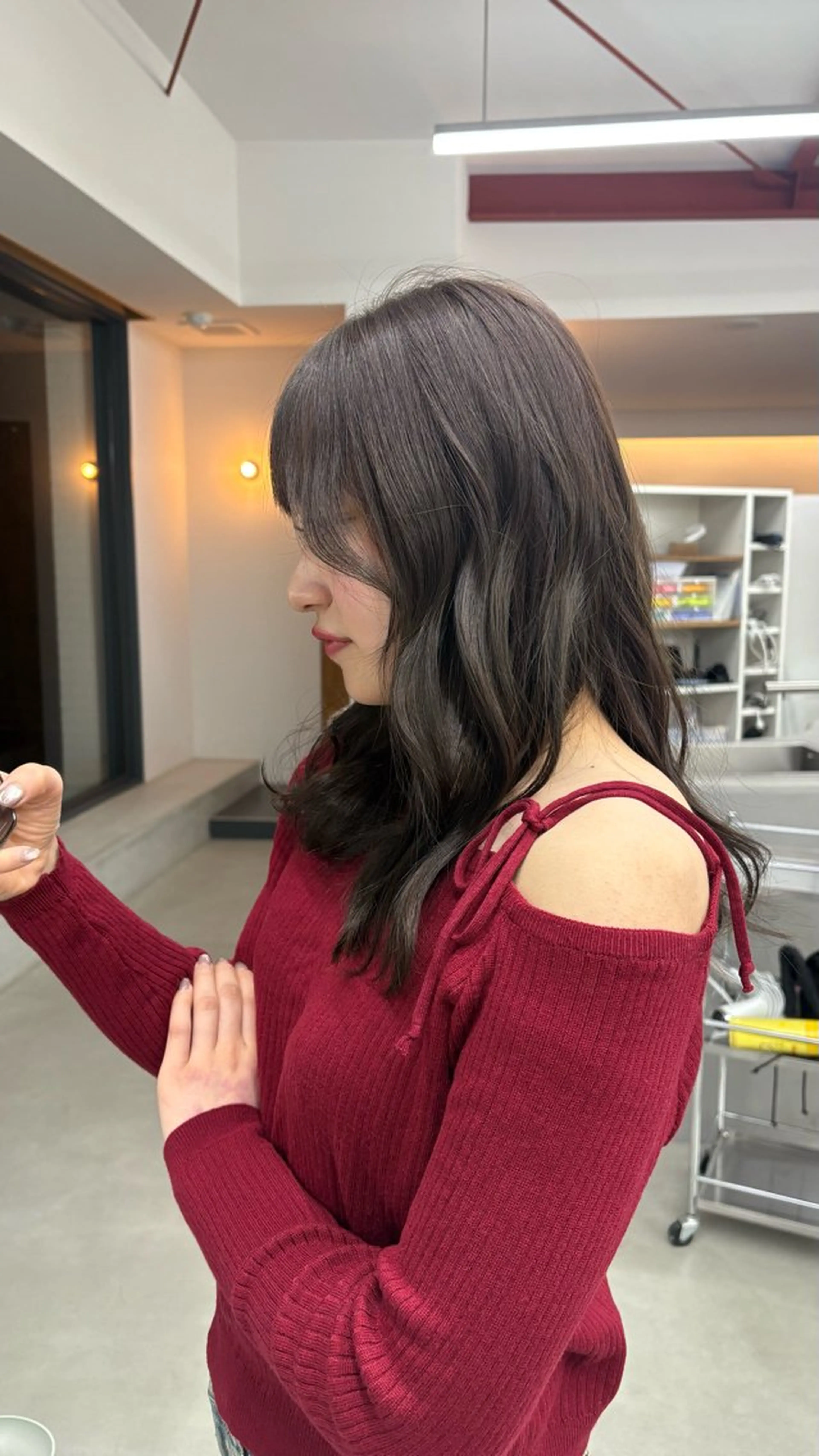 【お得な平日15時以降限定】カット+カラー+トリートメント ￥11900の写真