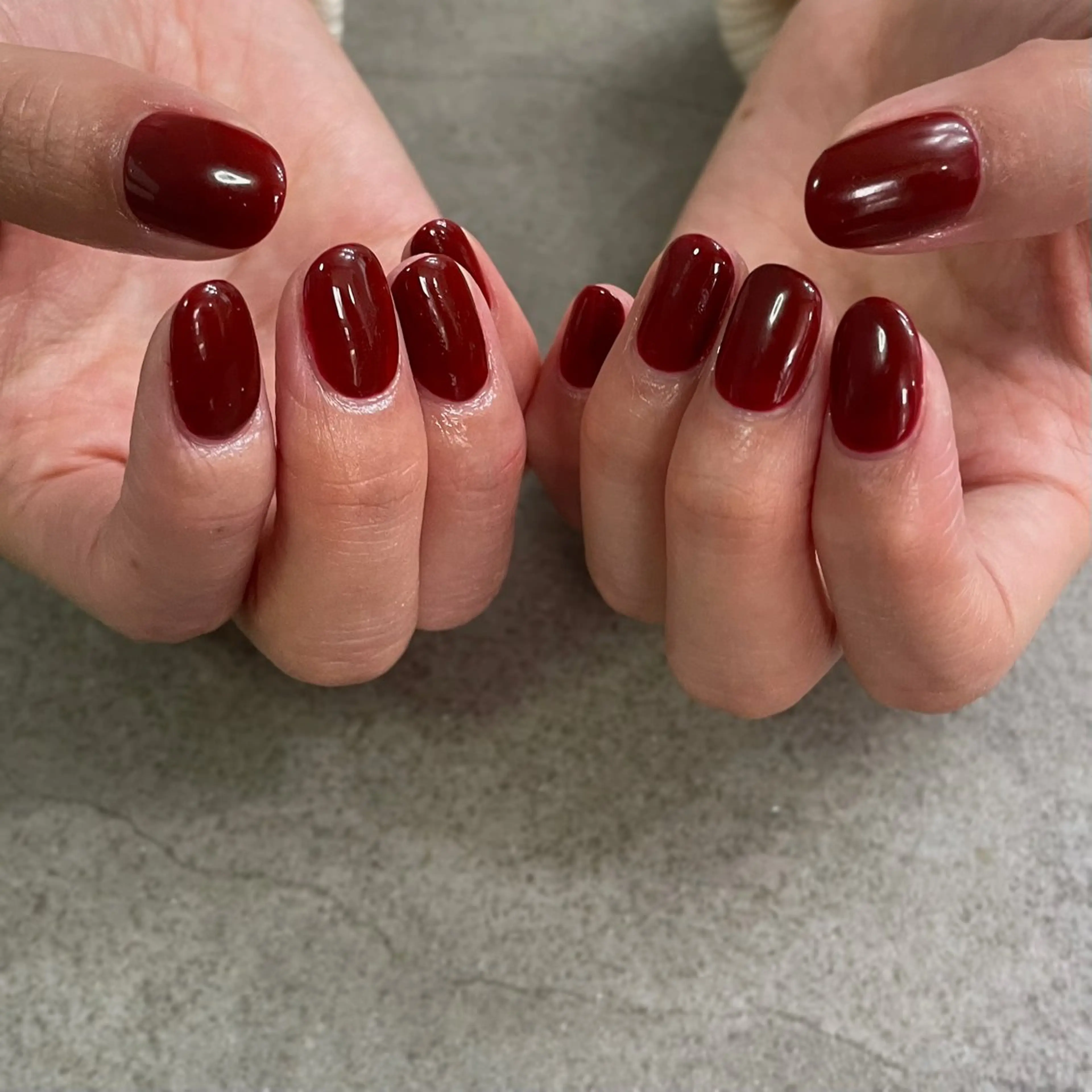 ネイル ボルドー ハンドネイル F room 表参道のネイルデザイン
