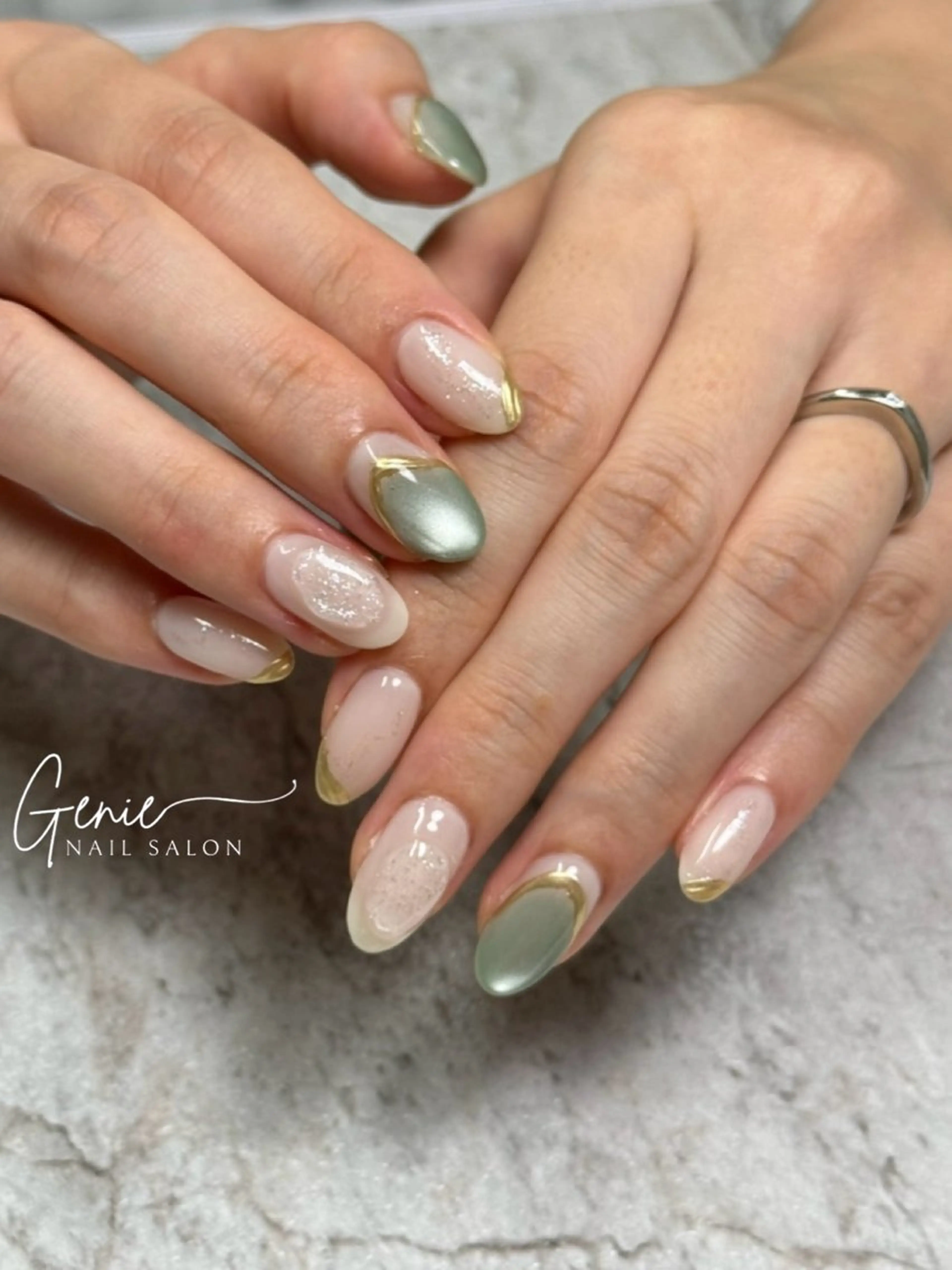 ネイル ニュアンスネイル ハンドネイル Nail salon Genie所属・Nail salon Genieのネイルデザイン