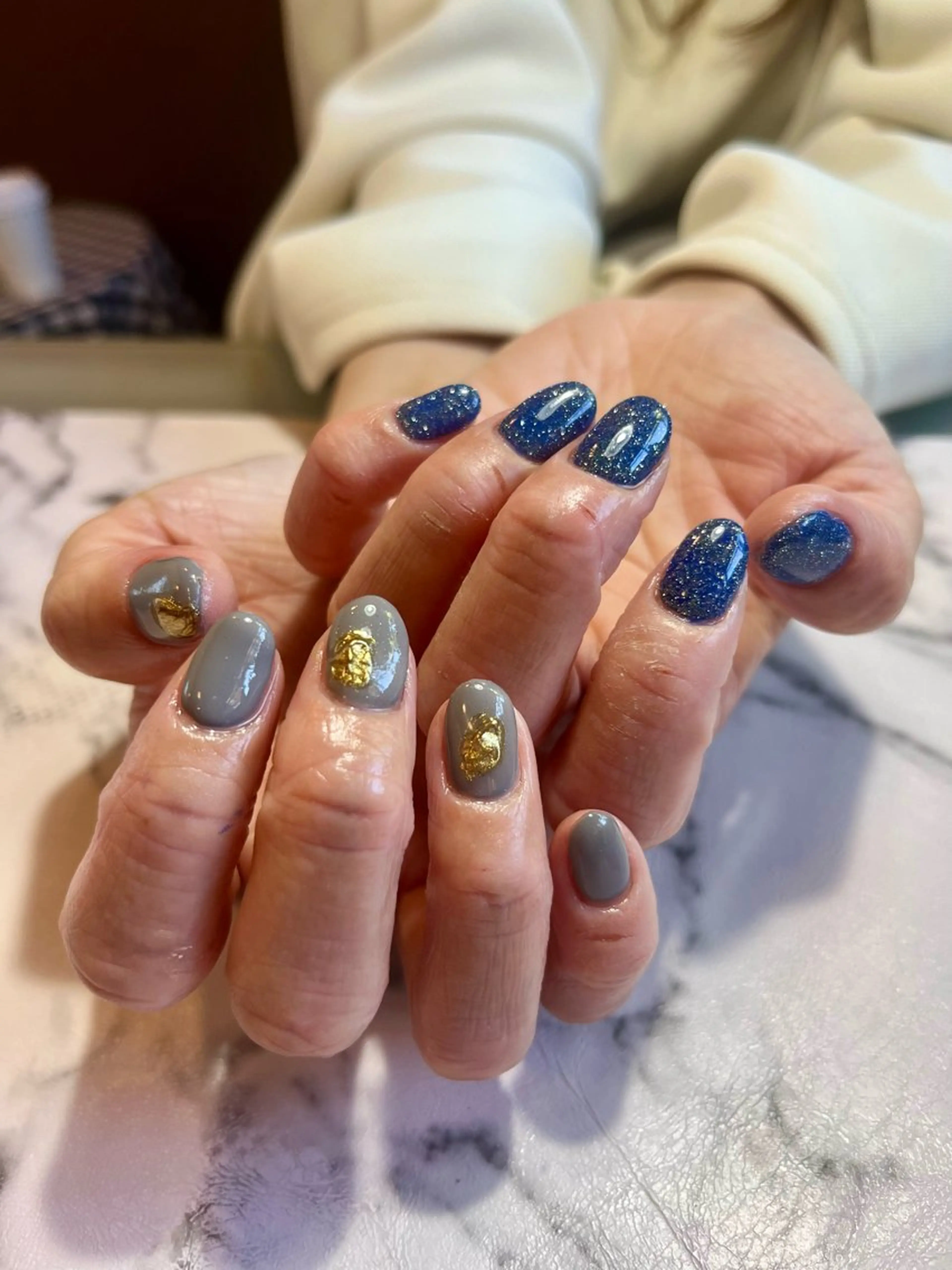 ネイル フラッシュネイル ミラーネイル JAM Orario Nailのネイルデザイン