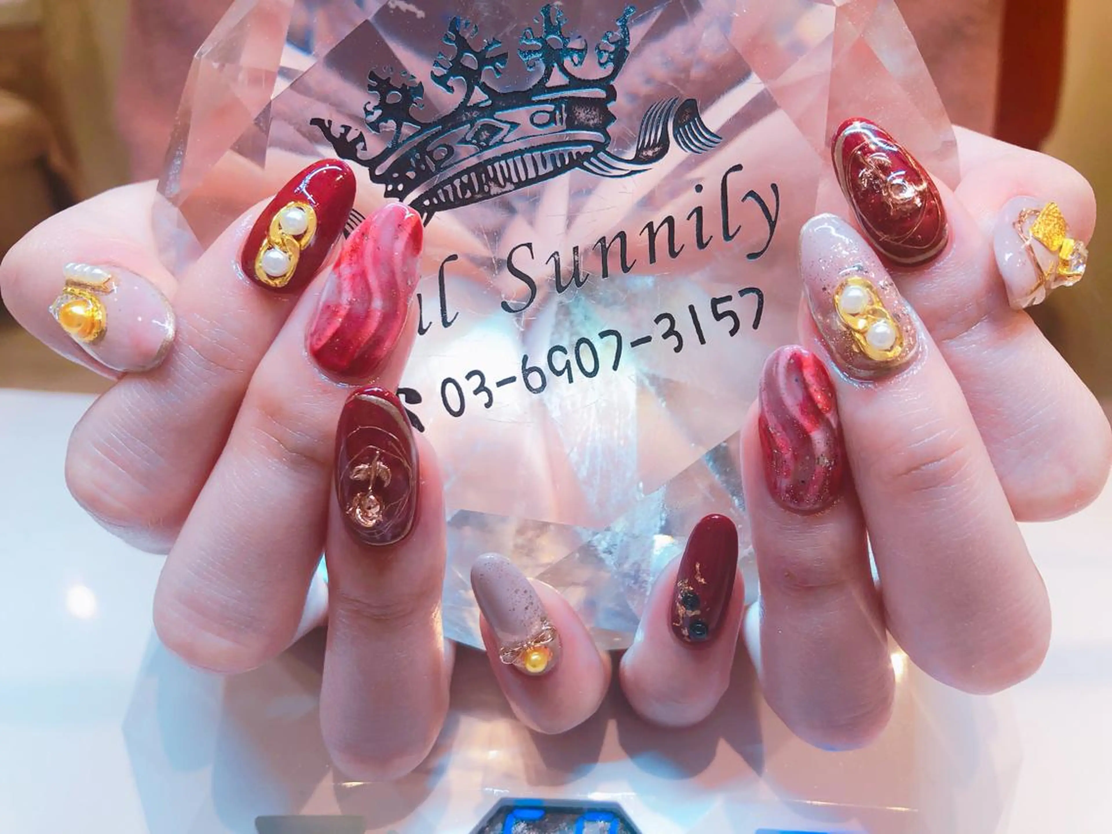 ネイル 長さだし専門店 M2　rikaのネイルデザイン