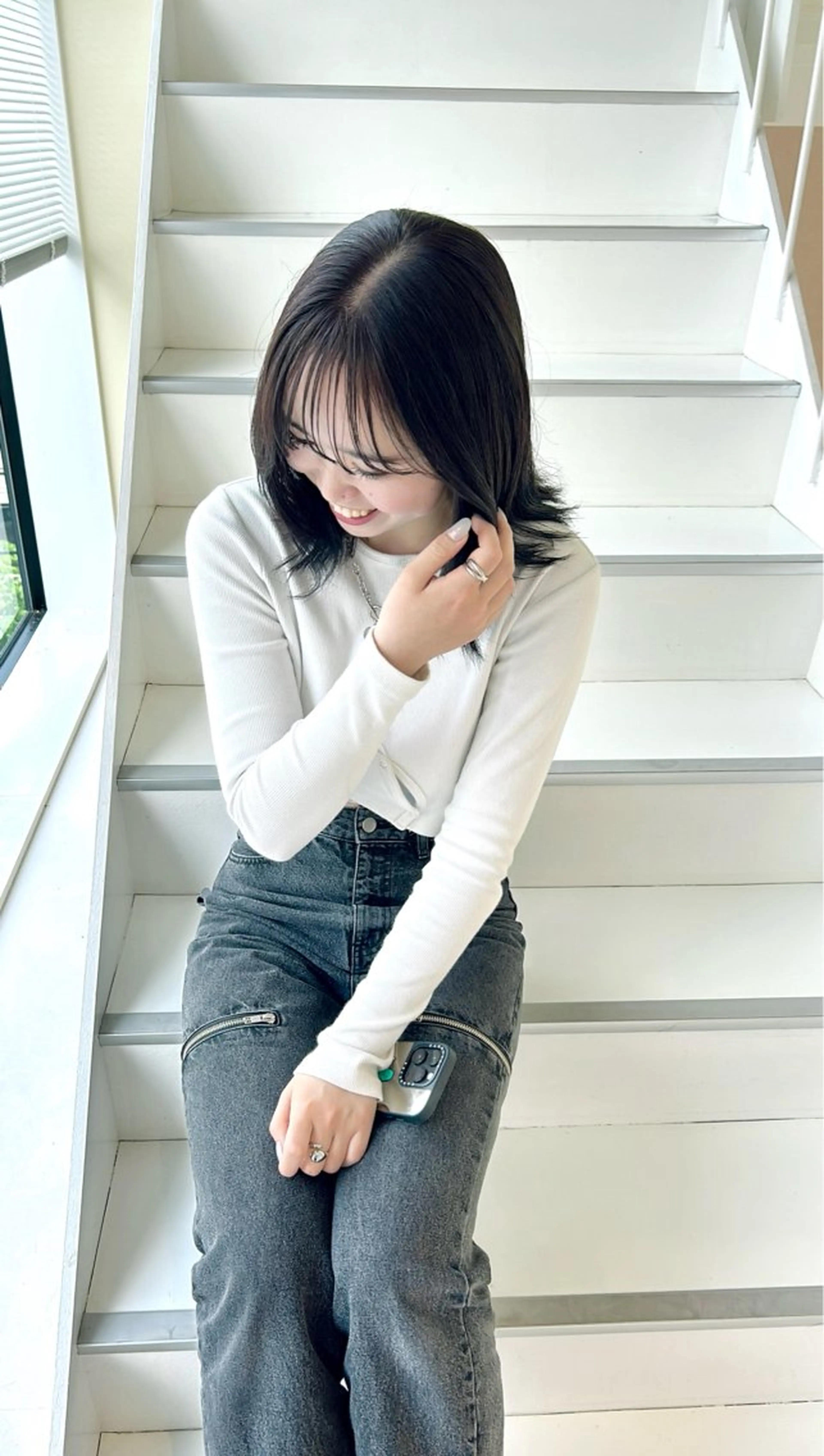 ミディアム カラー shizuna/天神 /メンズ/ボブのヘアスタイル