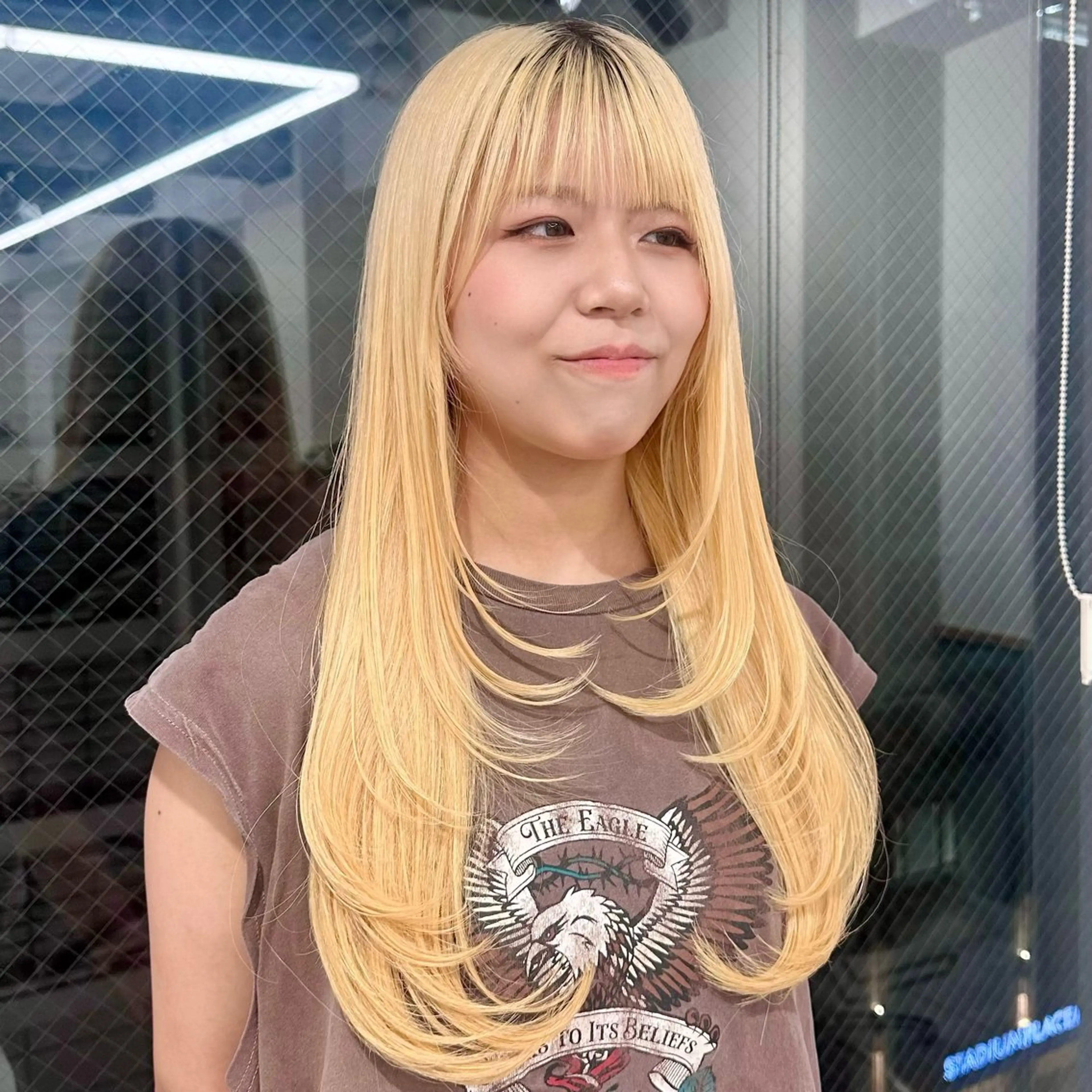 セミロング カラー ブリーチなし/レイヤ ー特化🌈Tommyのヘアスタイル