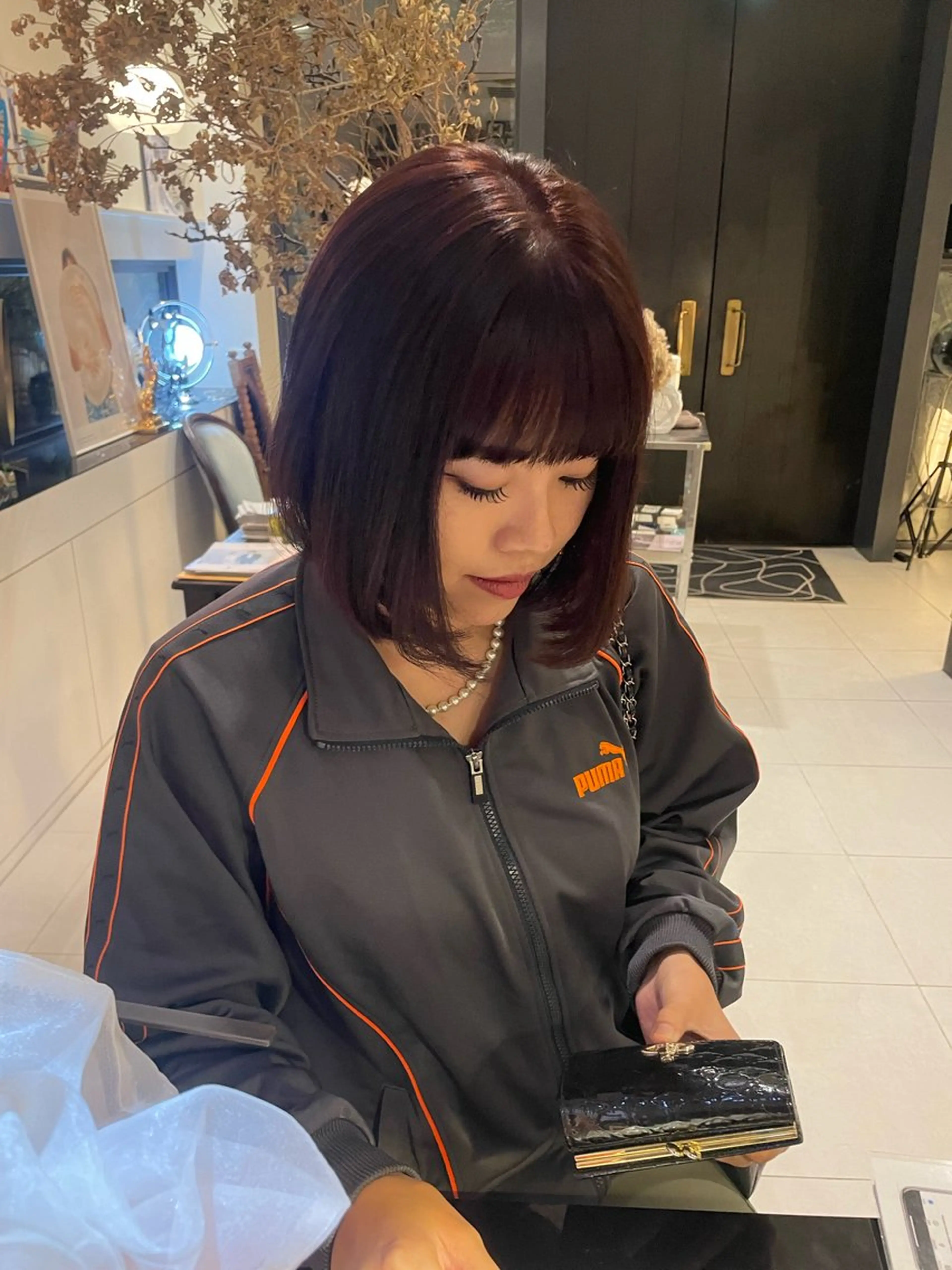 ミディアム カラー 太田 妃香/岡崎美容室のヘアスタイル