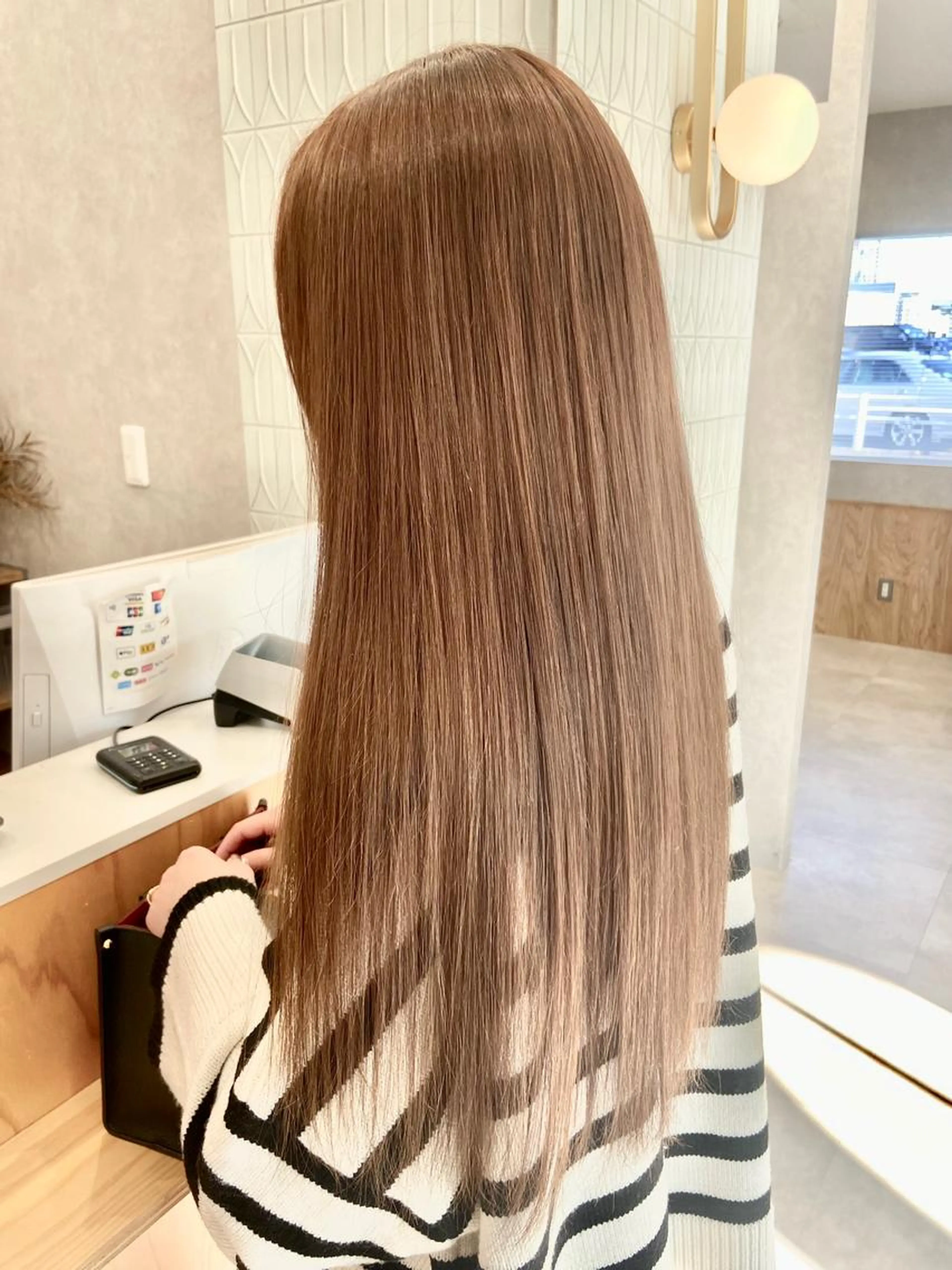 snsで話題の髪質改善トリートメントの写真