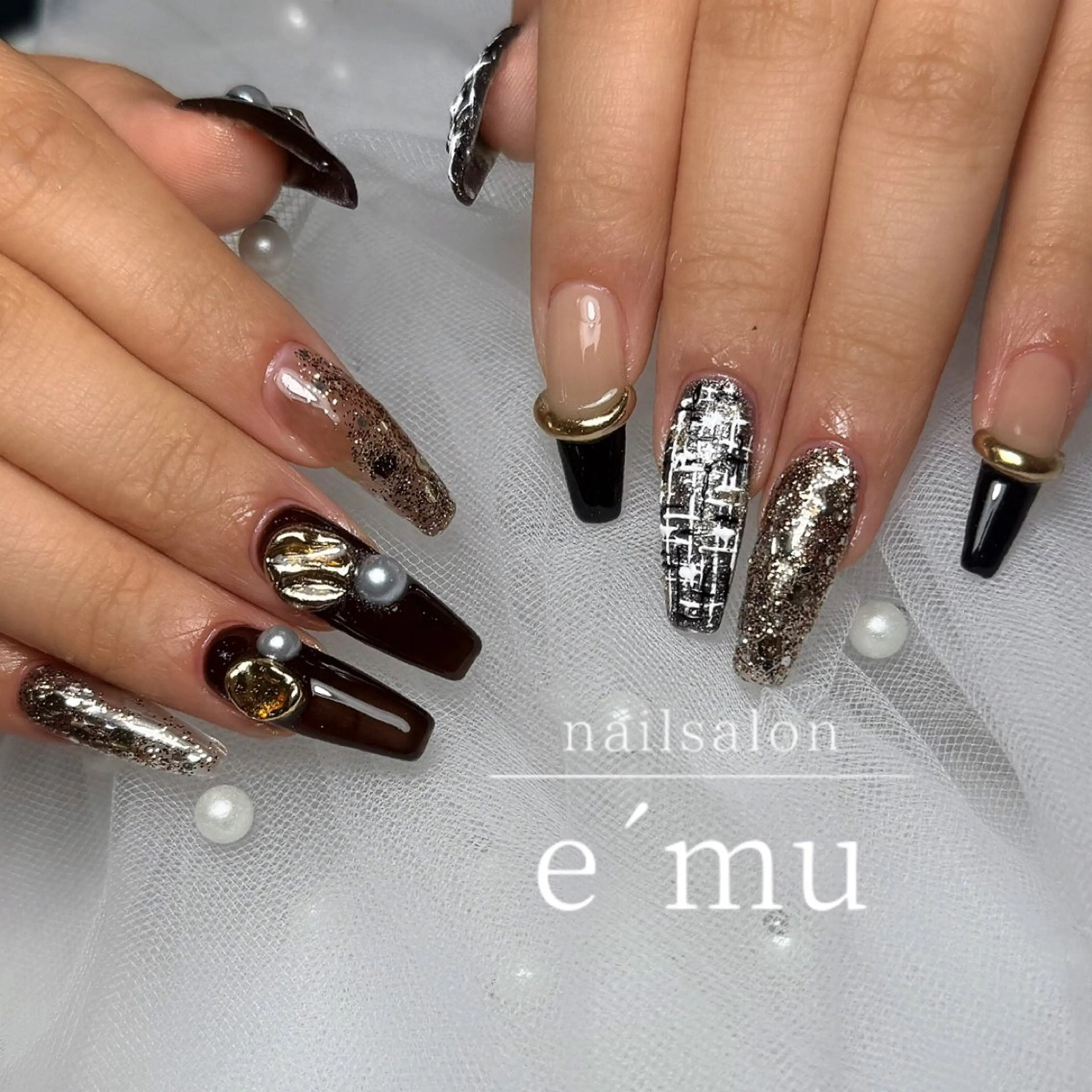 ネイル ハンドネイル nailsalon e´muのネイルデザイン