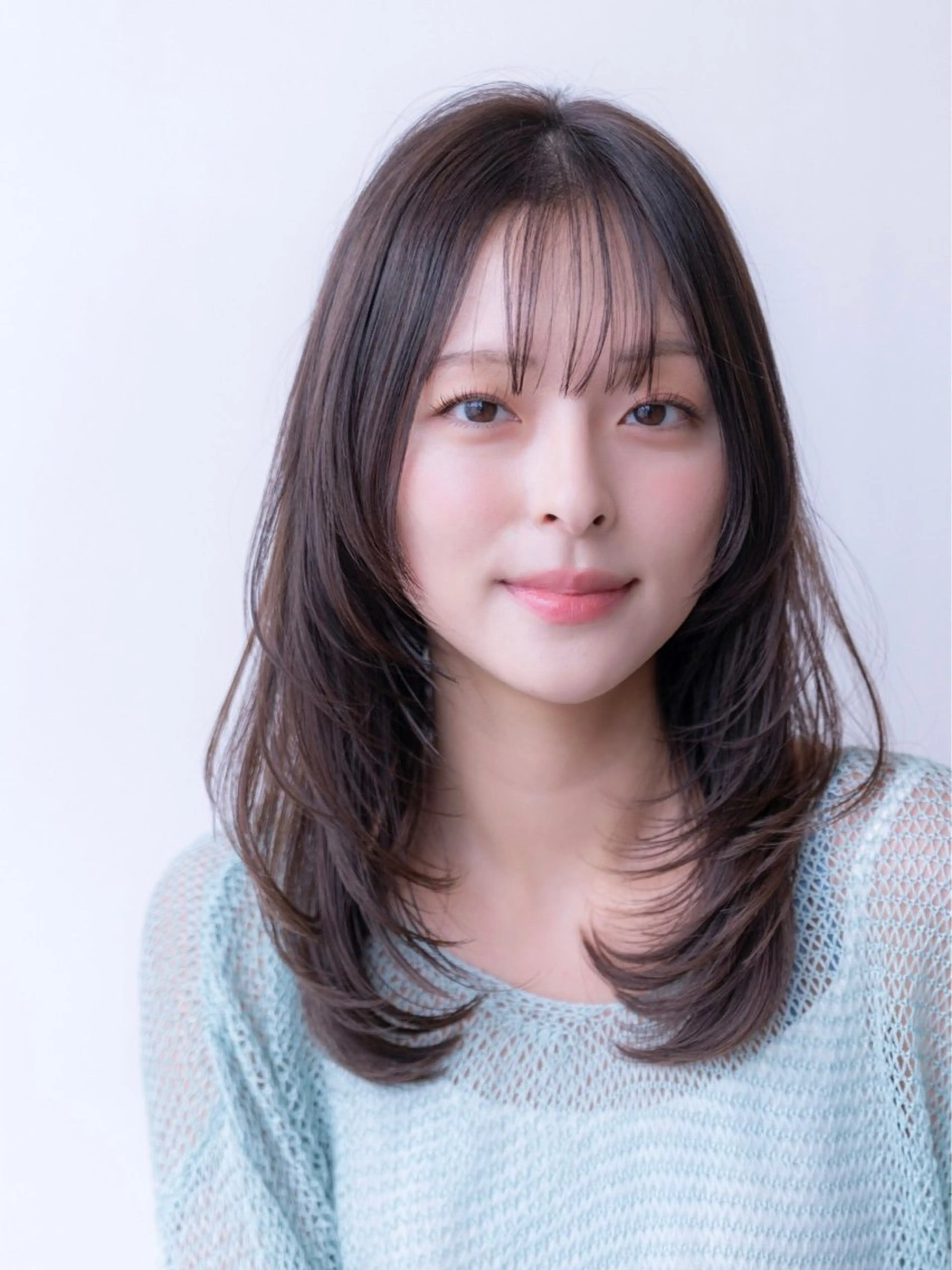 ミディアム カラー カット 縮毛矯正 トリートメント ✨髪質改善 縮毛矯正 艶髪 立川 コウキ✨のヘアスタイル