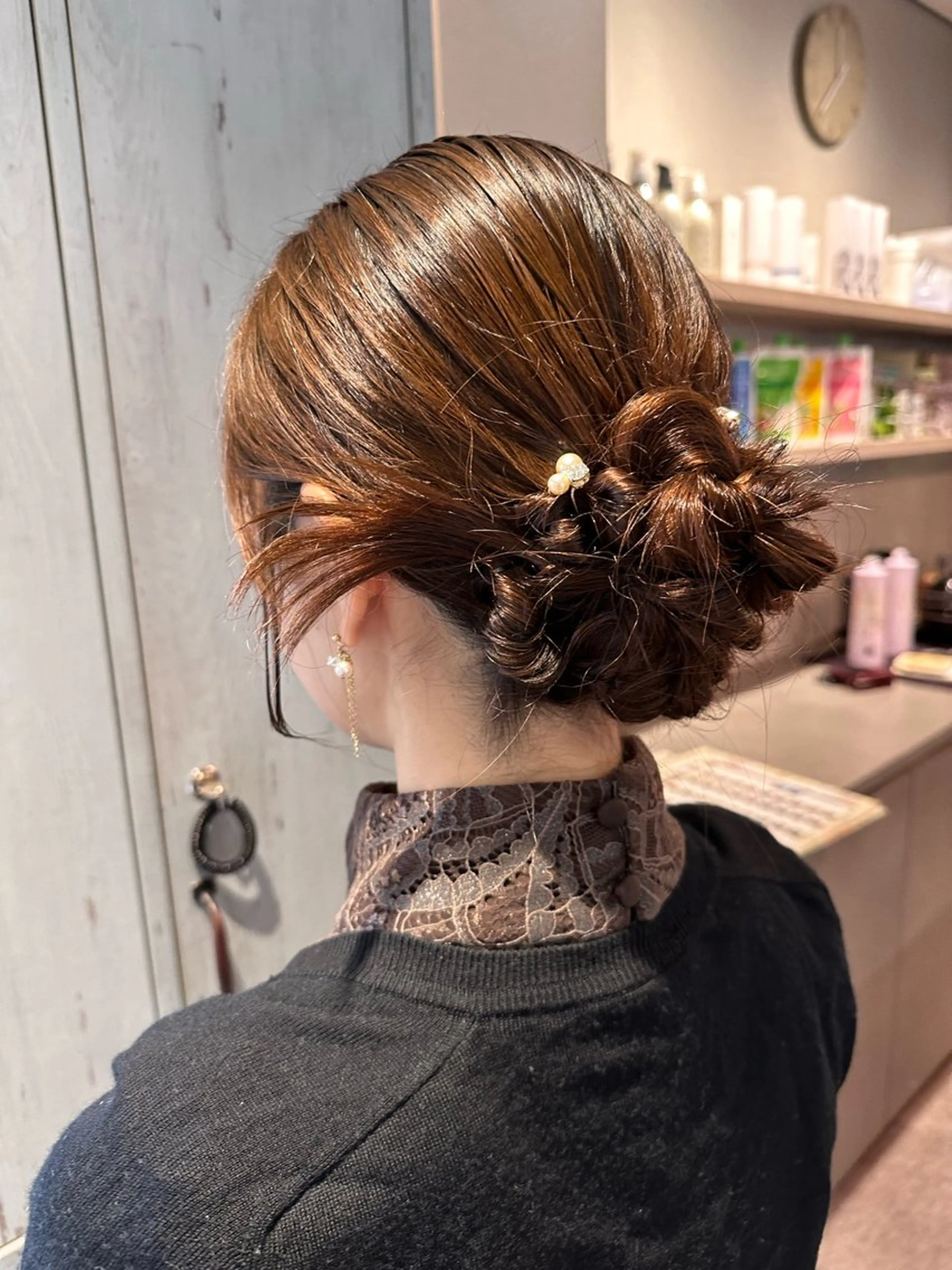 ヘアアレンジ ヘアセット 韓国風/オシャレ /縮毛矯正/滝口琴未のヘアスタイル