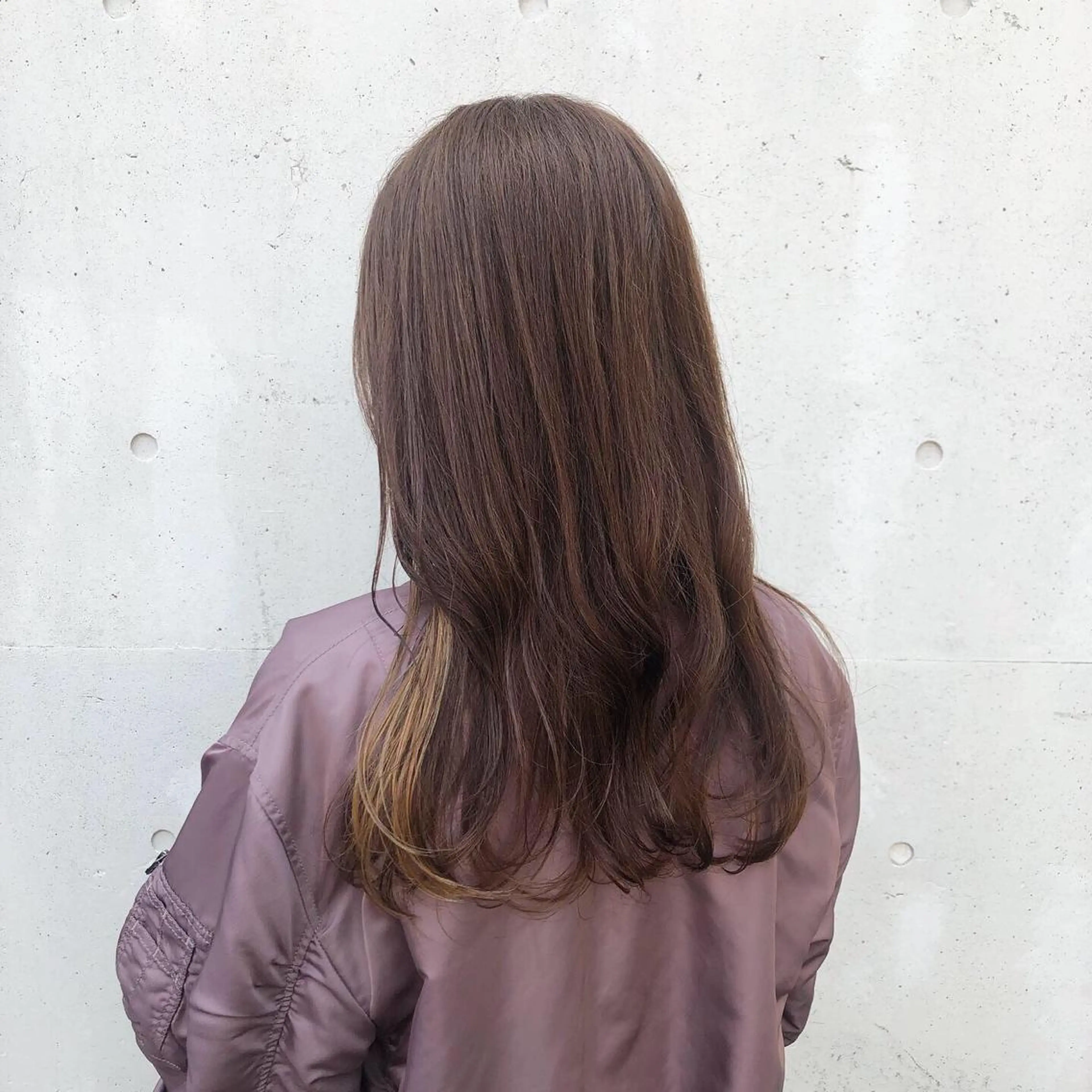 ロング カラー ヘアアレンジ ベージュカラー ブラウンカラー インナーカラー オレンジ オレンジブラウン カット ヘアカラー トリートメント 酸性縮毛矯正🧴韓国 レイヤー/髪質改善のヘアスタイル