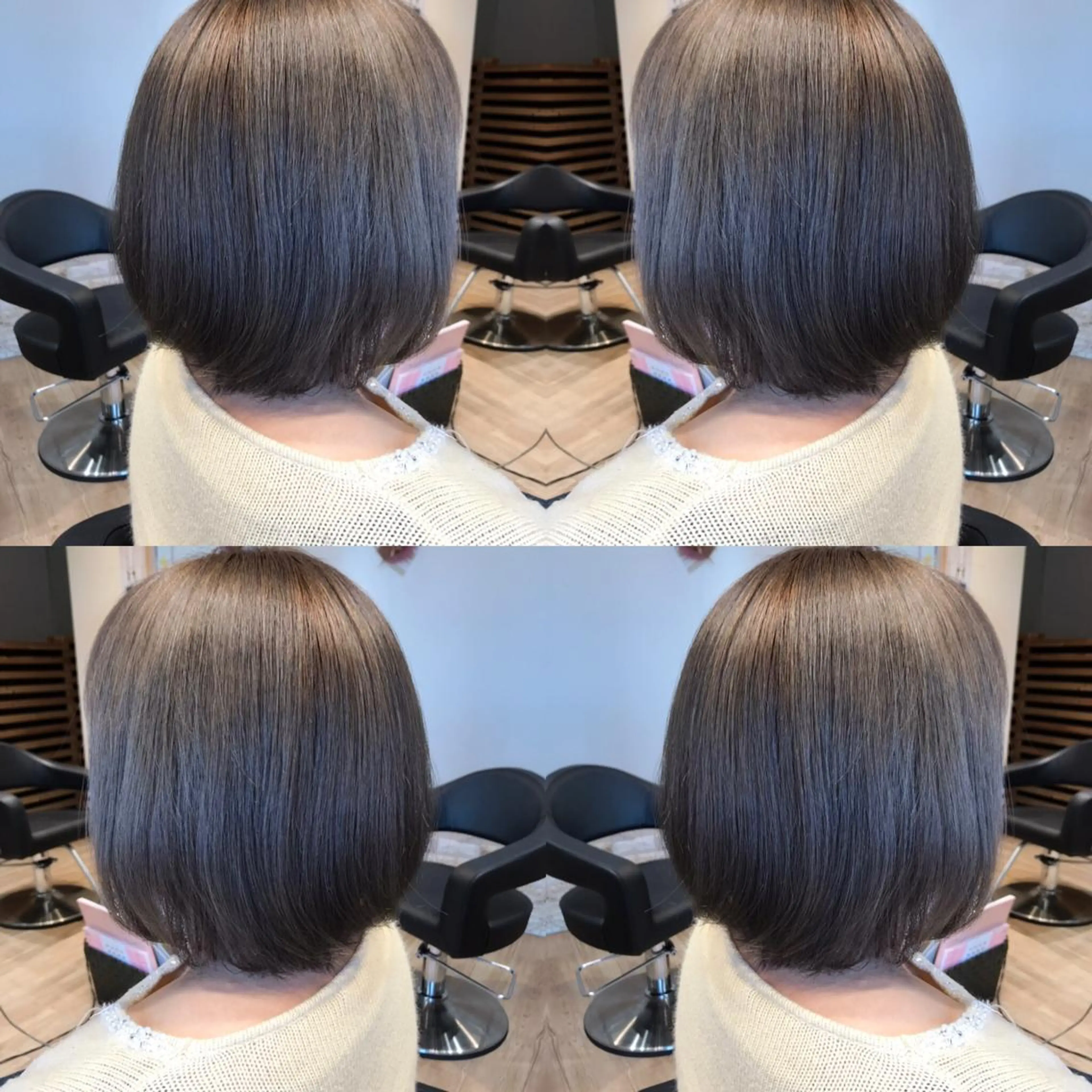 ショート カラー アッシュ ブリーチ ラベンダーカラー ラベンダーアッシュ ヘアカラー 大久保 隆蔵のヘアスタイル