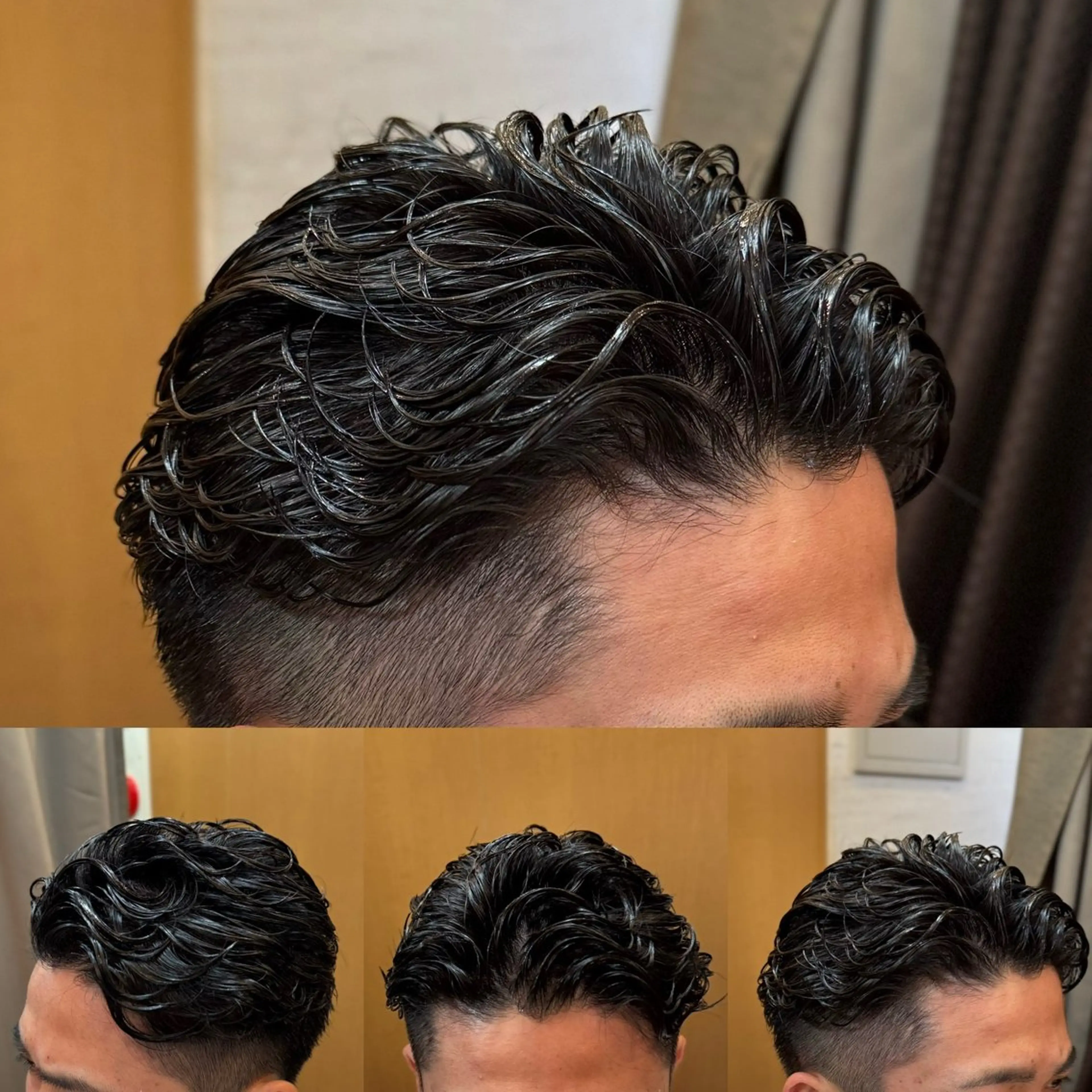 ミディアム BEYOND THE BARBER所属・阿賀 佑季のヘアスタイル