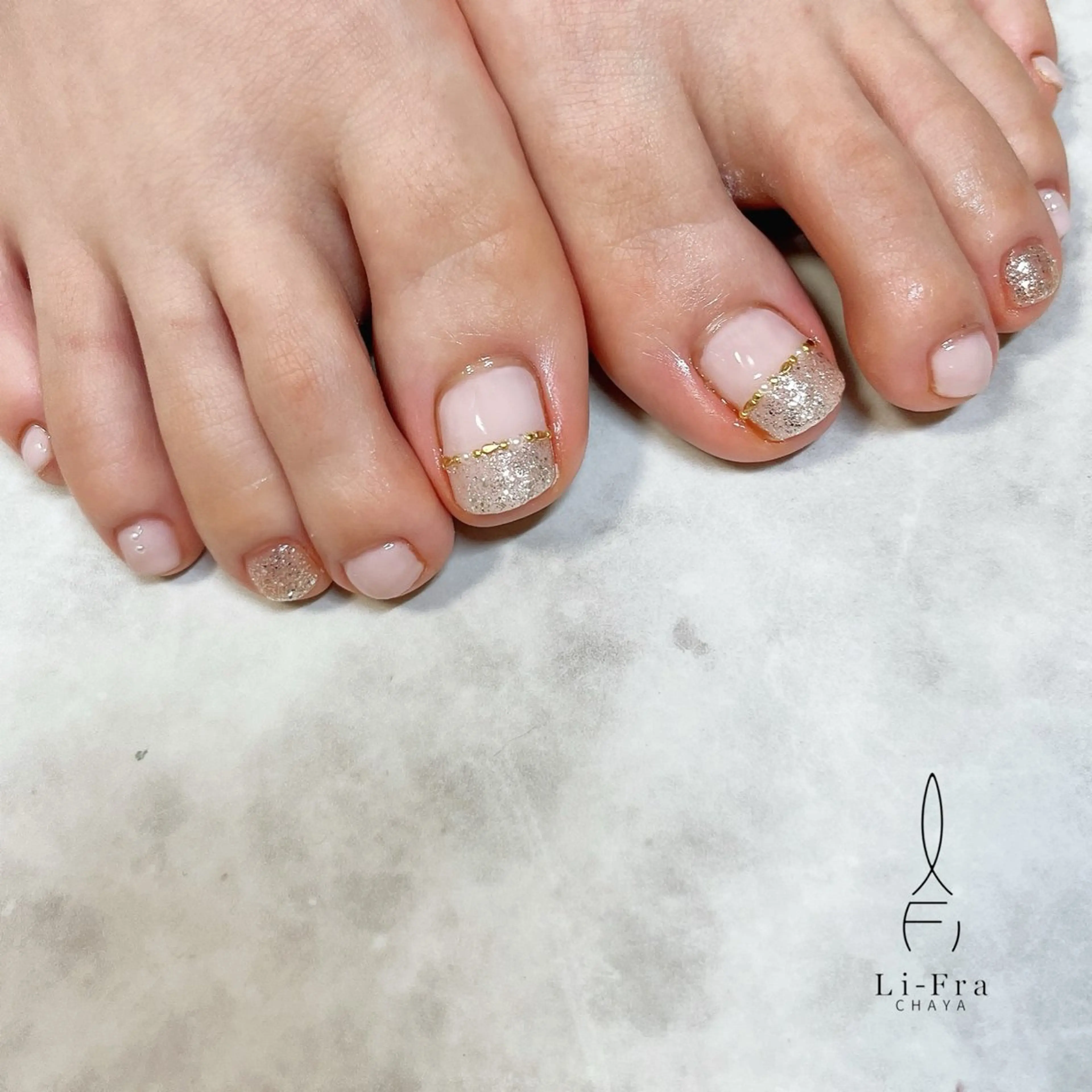 ネイル フットネイル フットネイル Li-Fra 神野さやのネイルデザイン