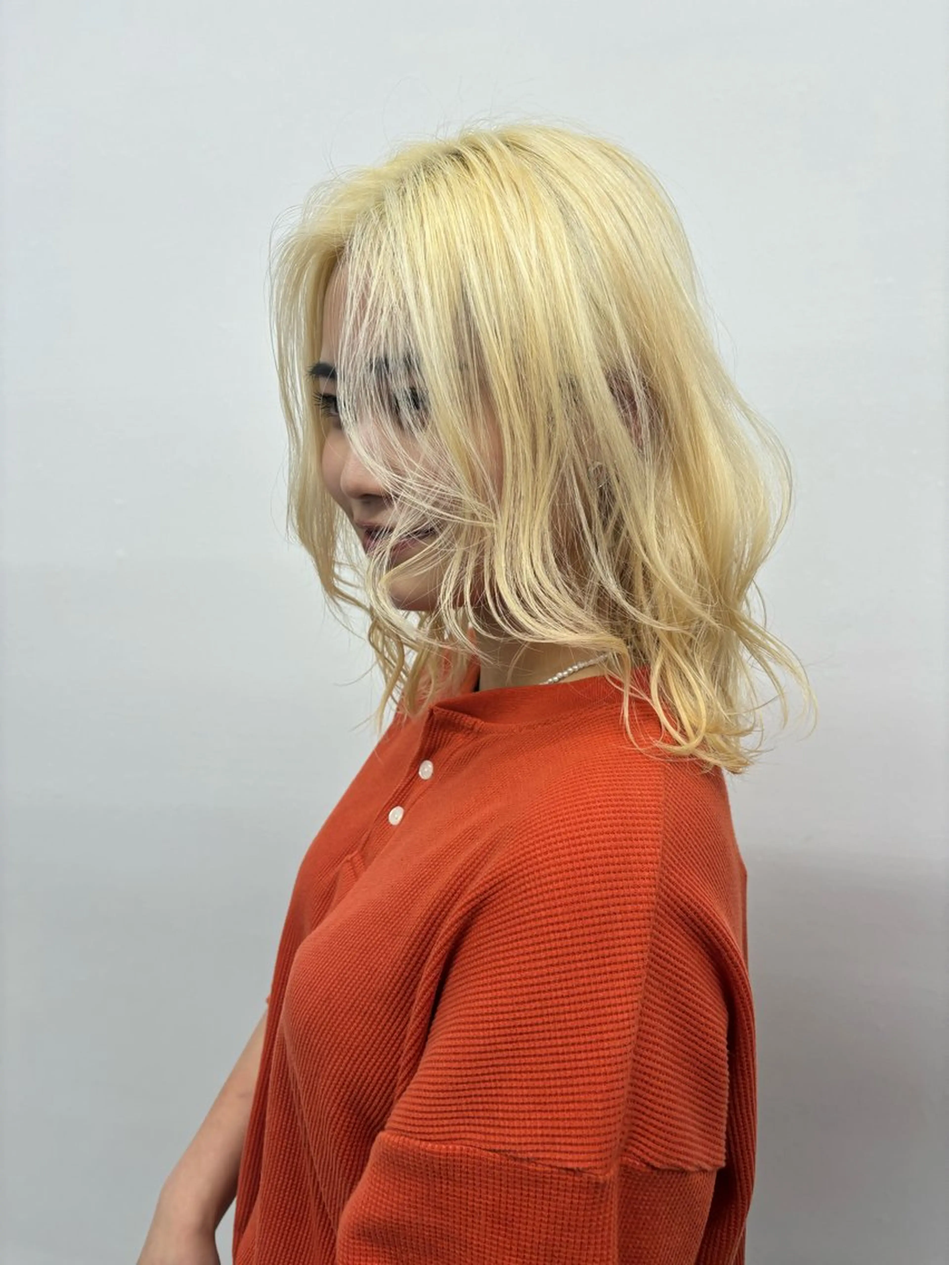 ミディアム ヘアカラー ミズノ アイ 🪅のヘアスタイル