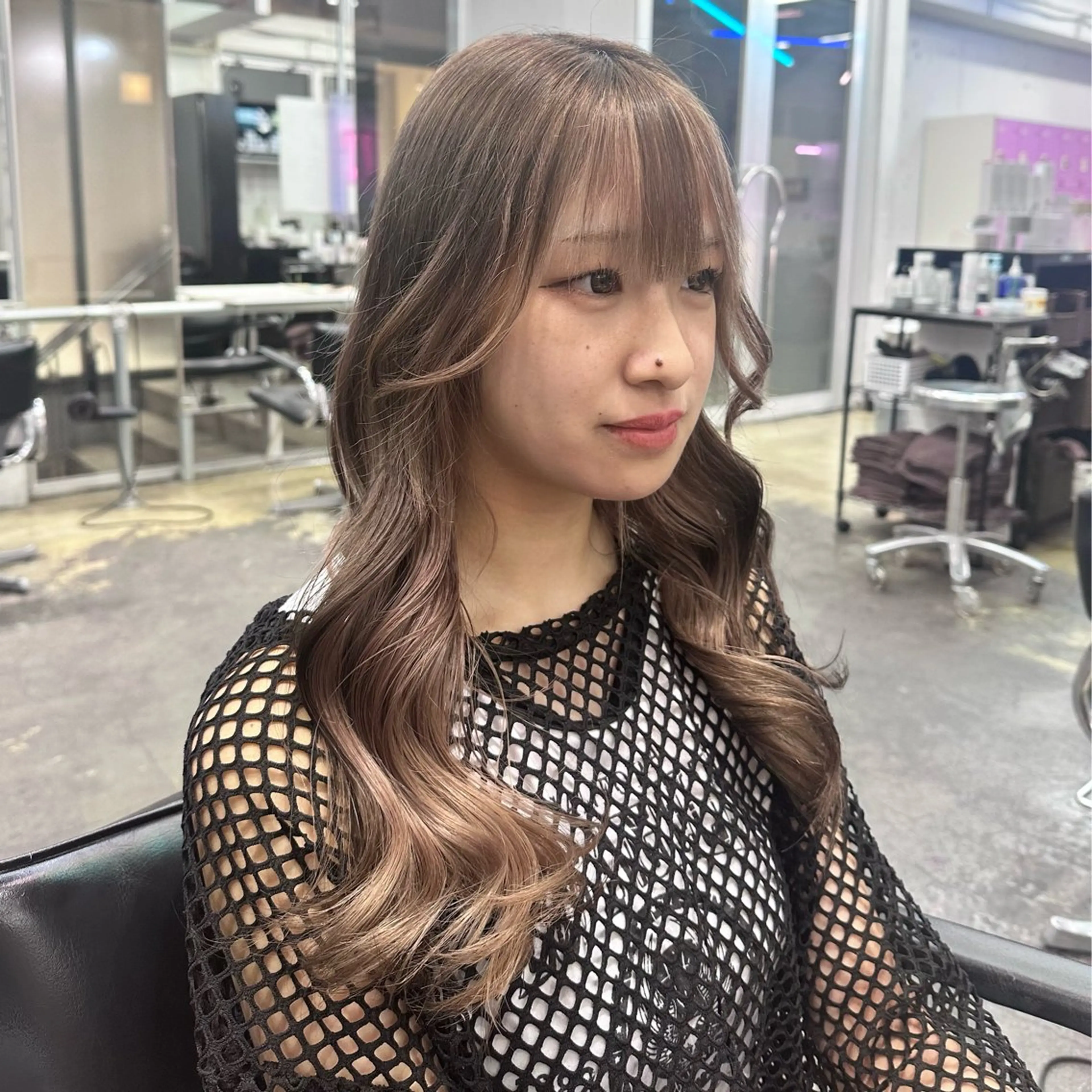 ロング カラー ヘアアレンジ 🥀モテ暖色× エクステ🥀あかりのヘアスタイル