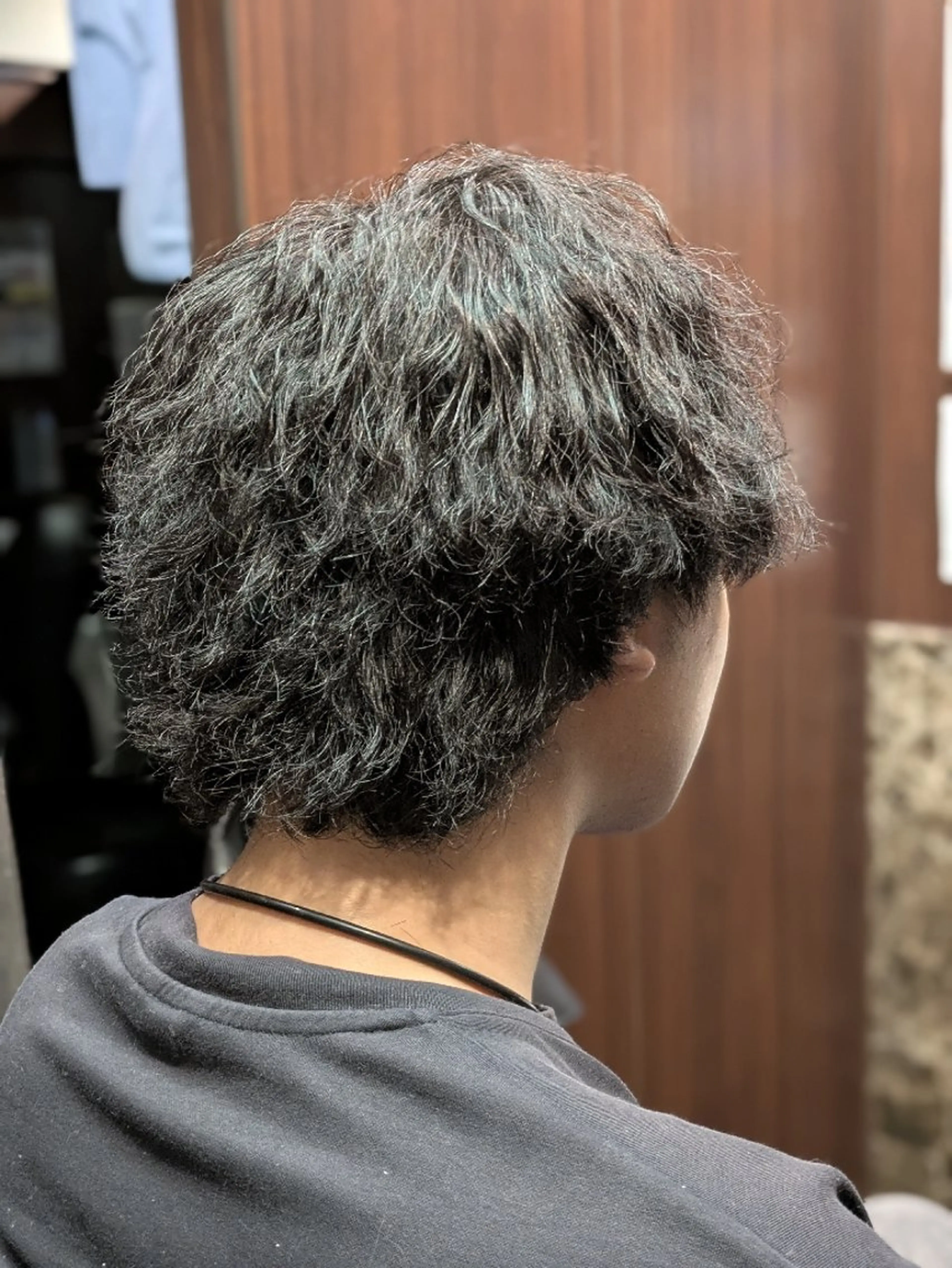 ミディアム パーマ メンズ ヒロ銀座青山店所属・森本 みくのヘアスタイル