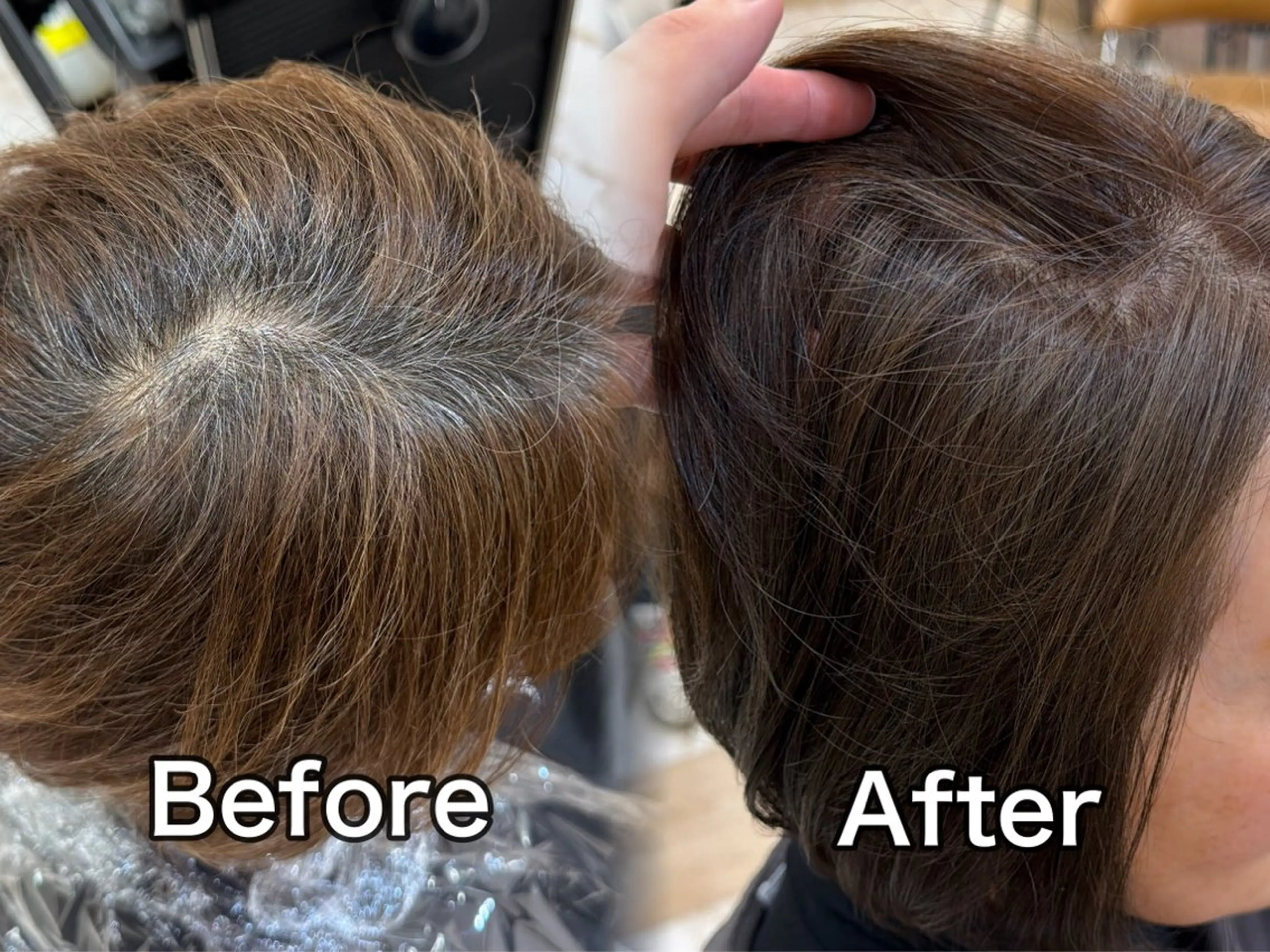 ショート カラー カット ヘアカラー トリートメント 脱白髪染め/ 髪質改善/ハクのヘアスタイル