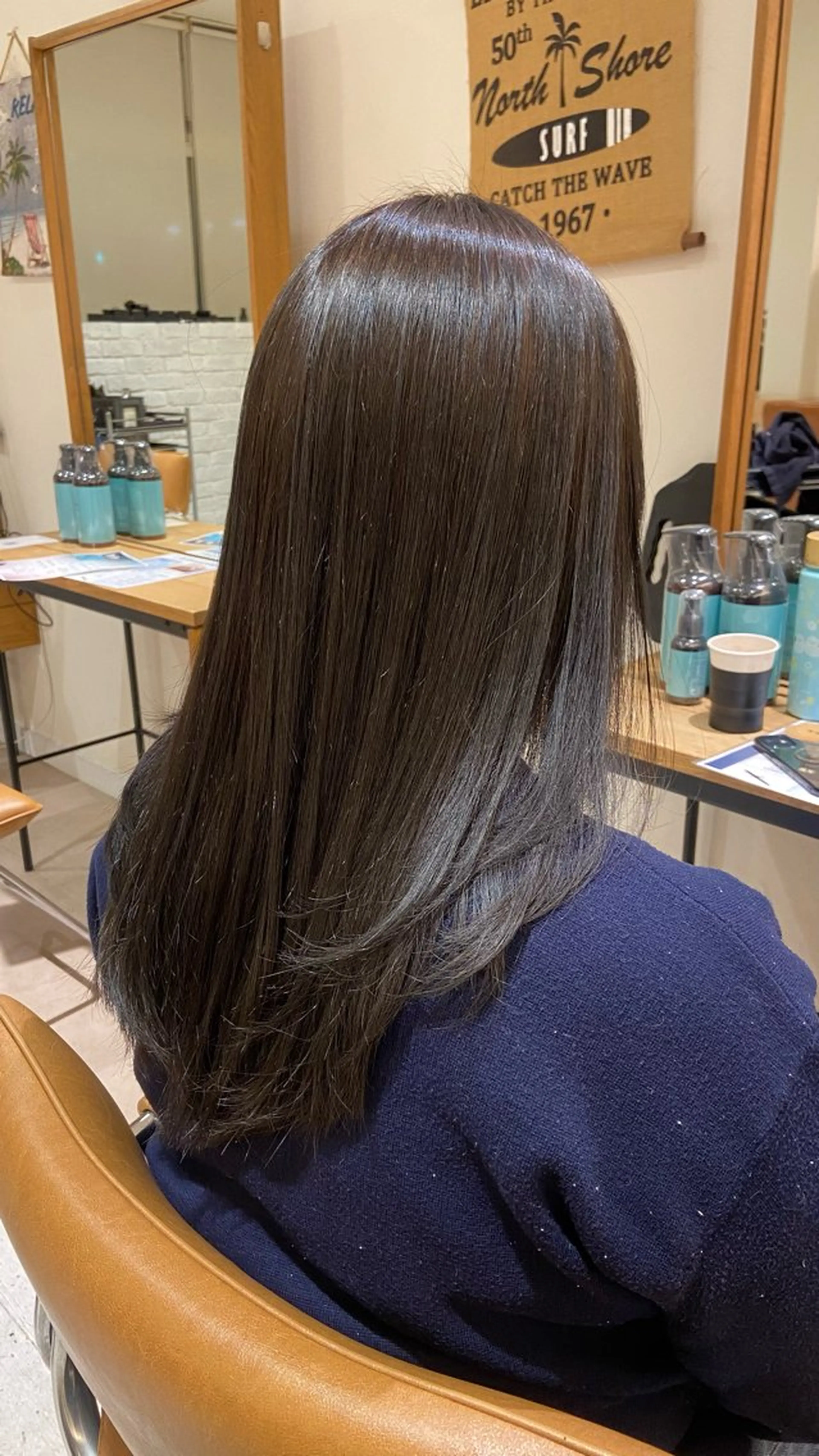 ロングレイヤーカットの写真